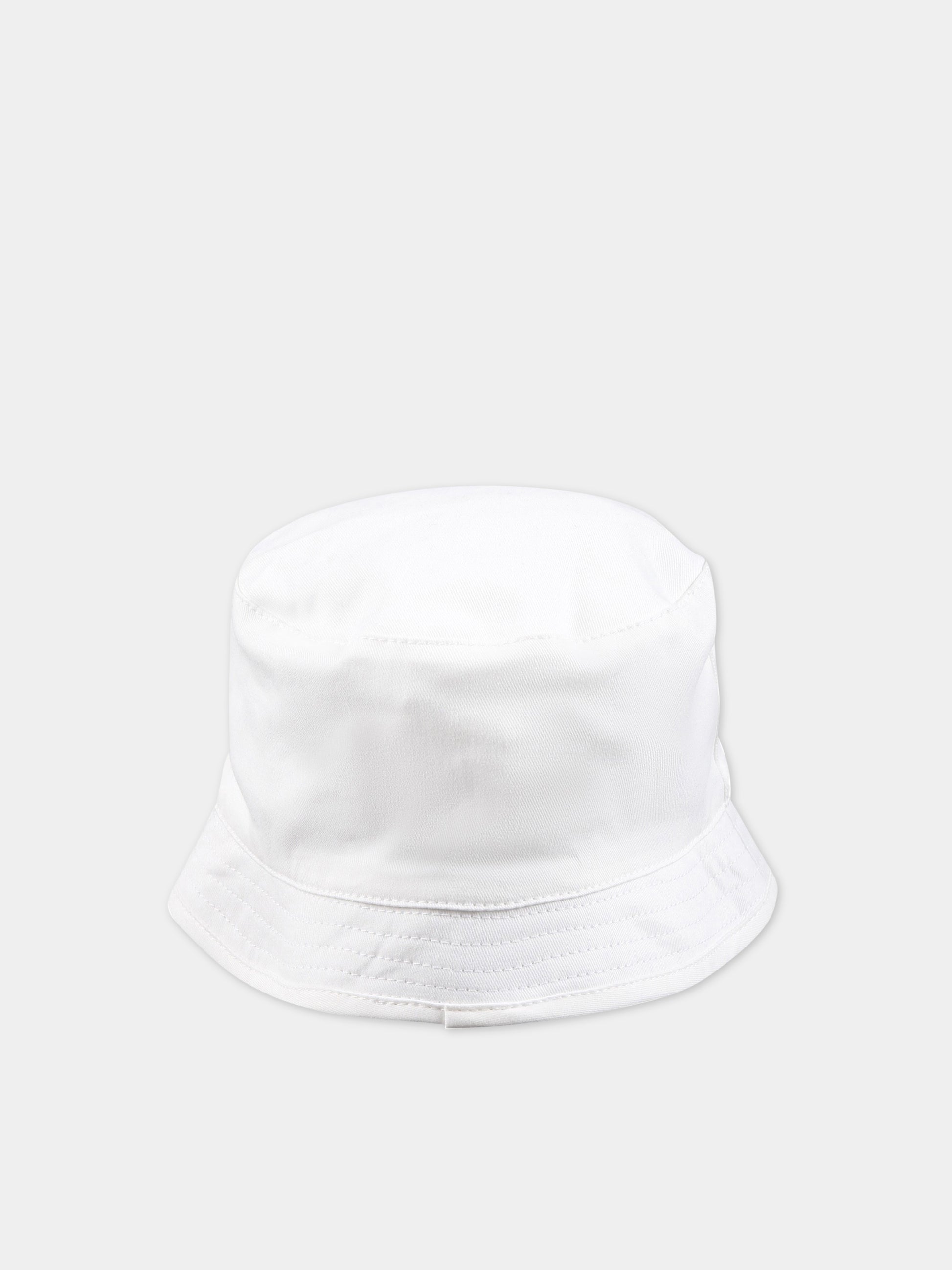 Cloche bianca per neonato con Teddy Bear,Moschino Kids,MUX04A LPC04 10101