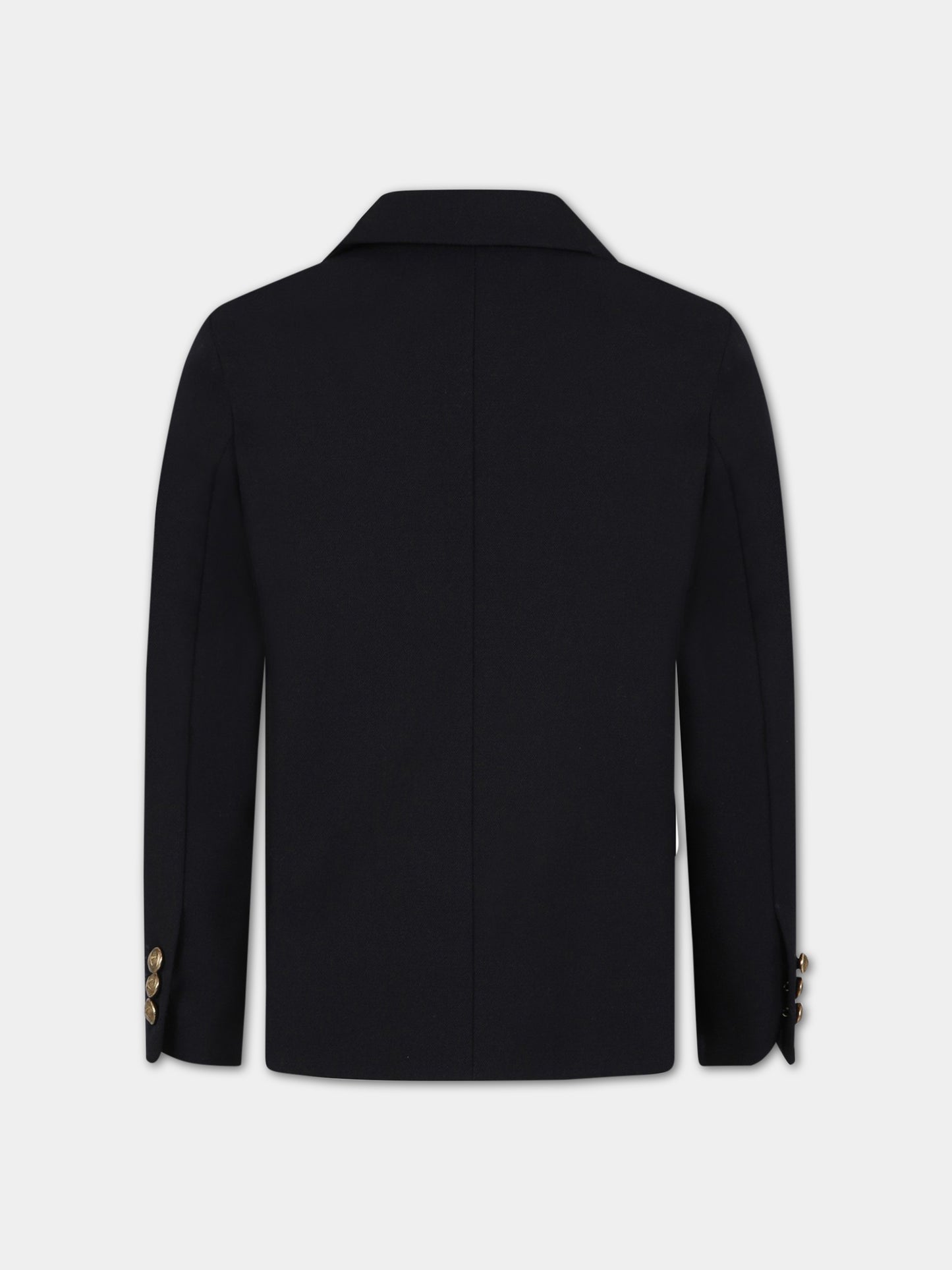 Giacca blu per bambino con logo,Golden Goose,GKP01365 P001057 50501