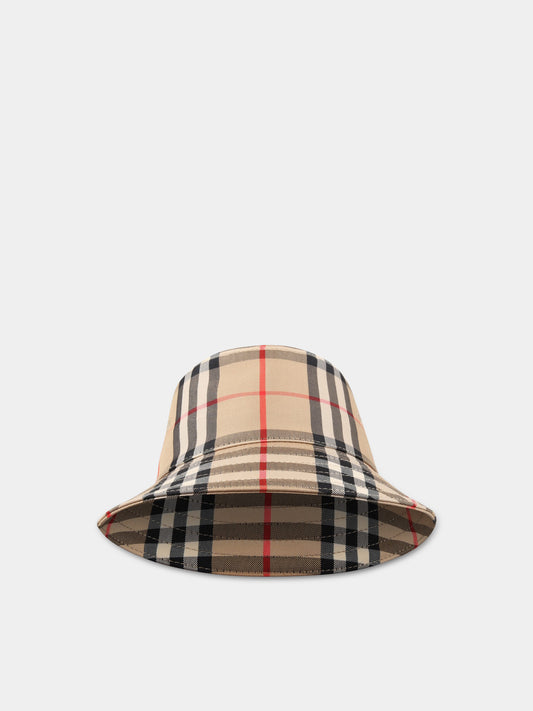 Cloche beige per neonati,Burberry Kids,8043663