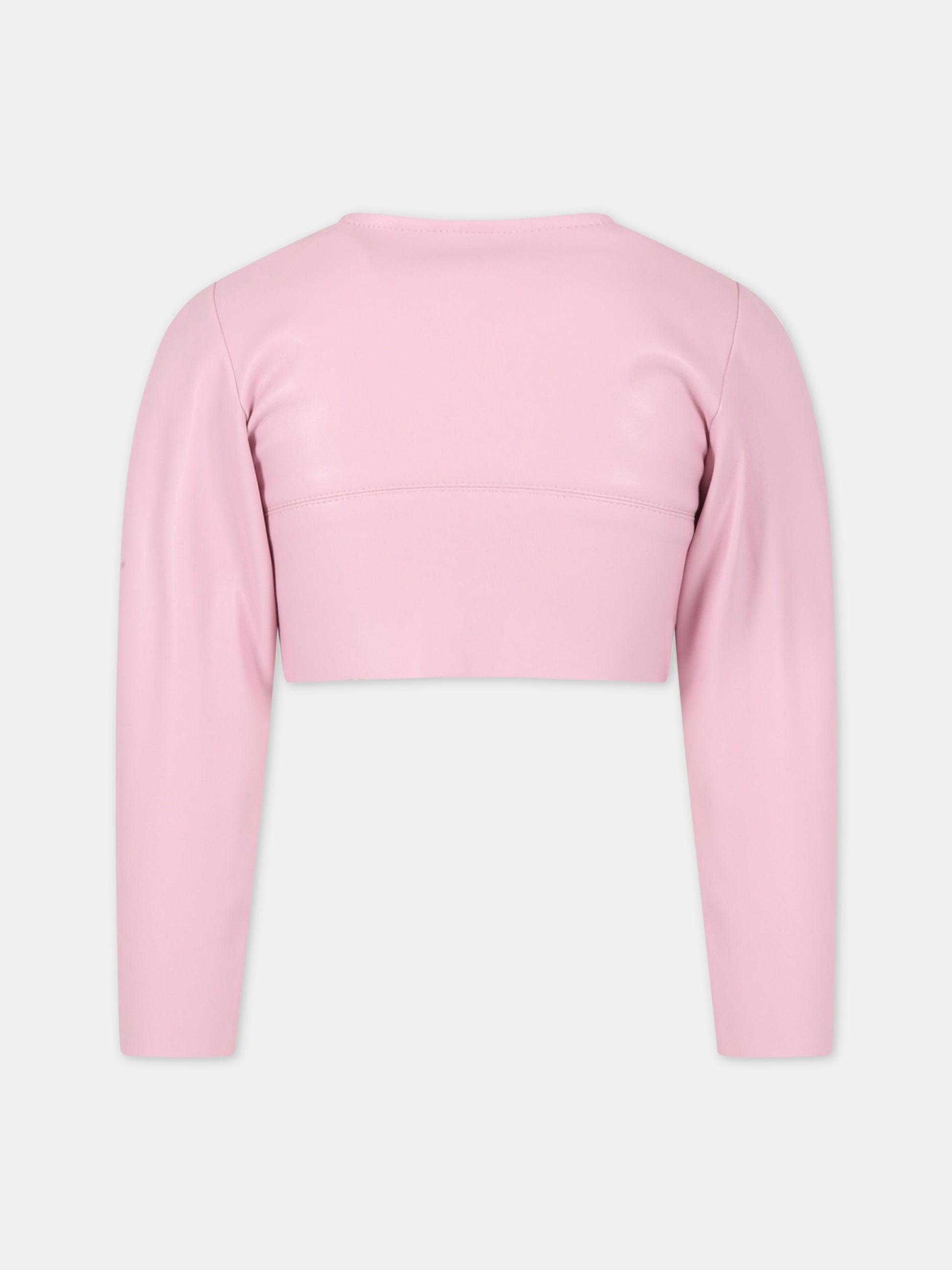 Giacca rosa per bambina,Monnalisa,71A102 1404 0090