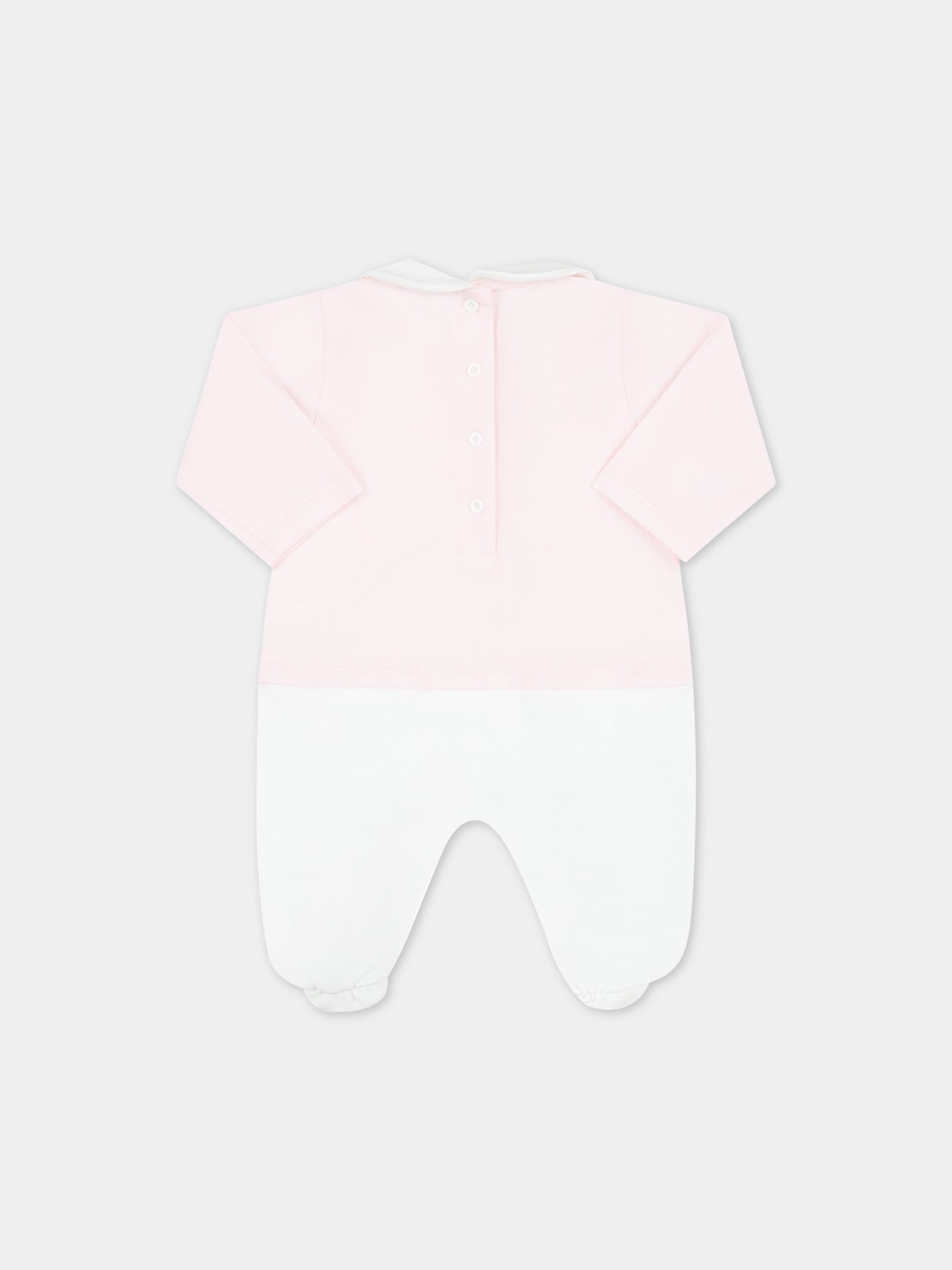 Set multicolor per neonata con logo bianco,Fendi Kids,BUK096 8RA F0C11