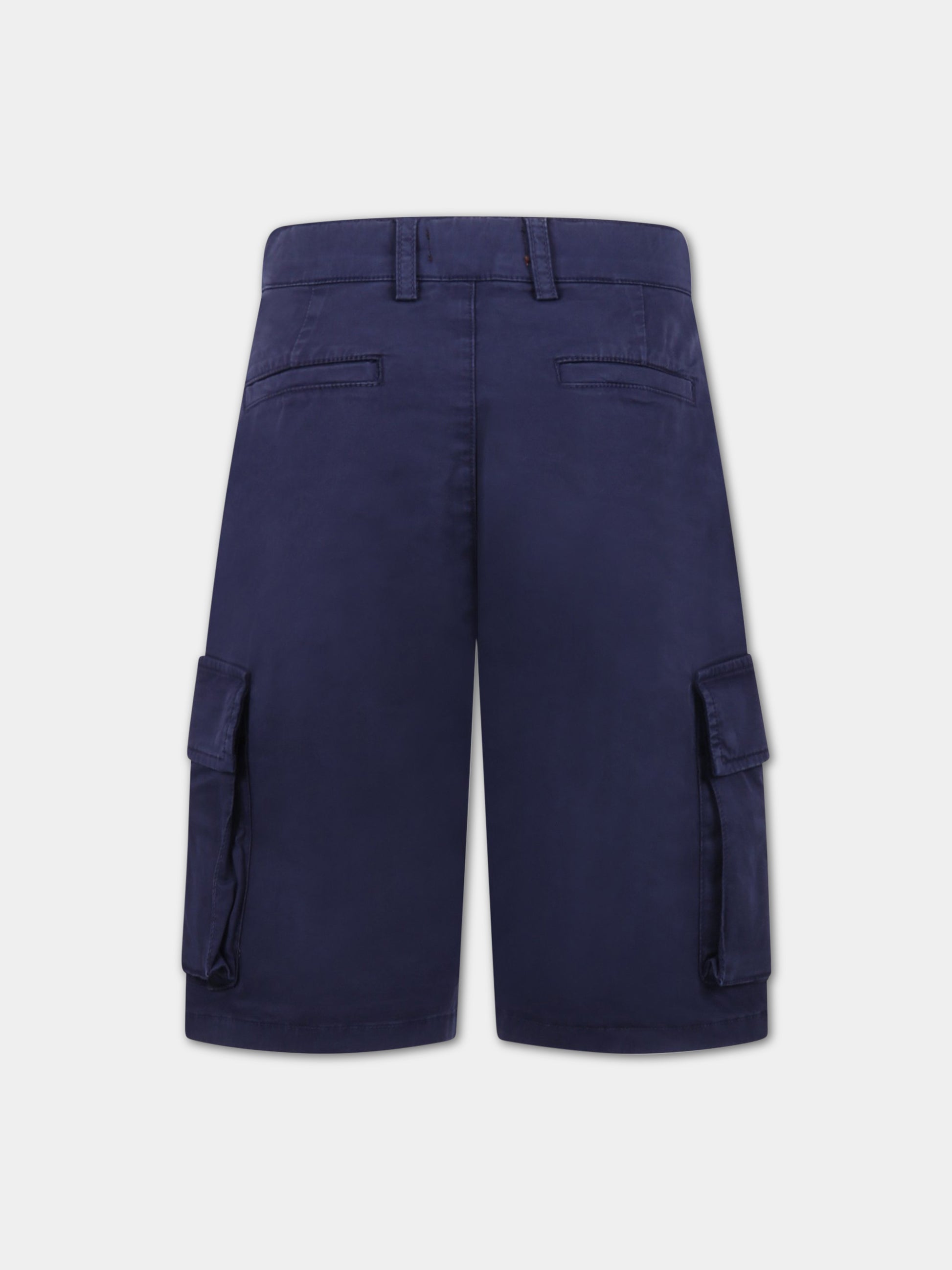 Bermuda blu per bambino con motivo chevron,Missoni,MS6P99 G0072 619