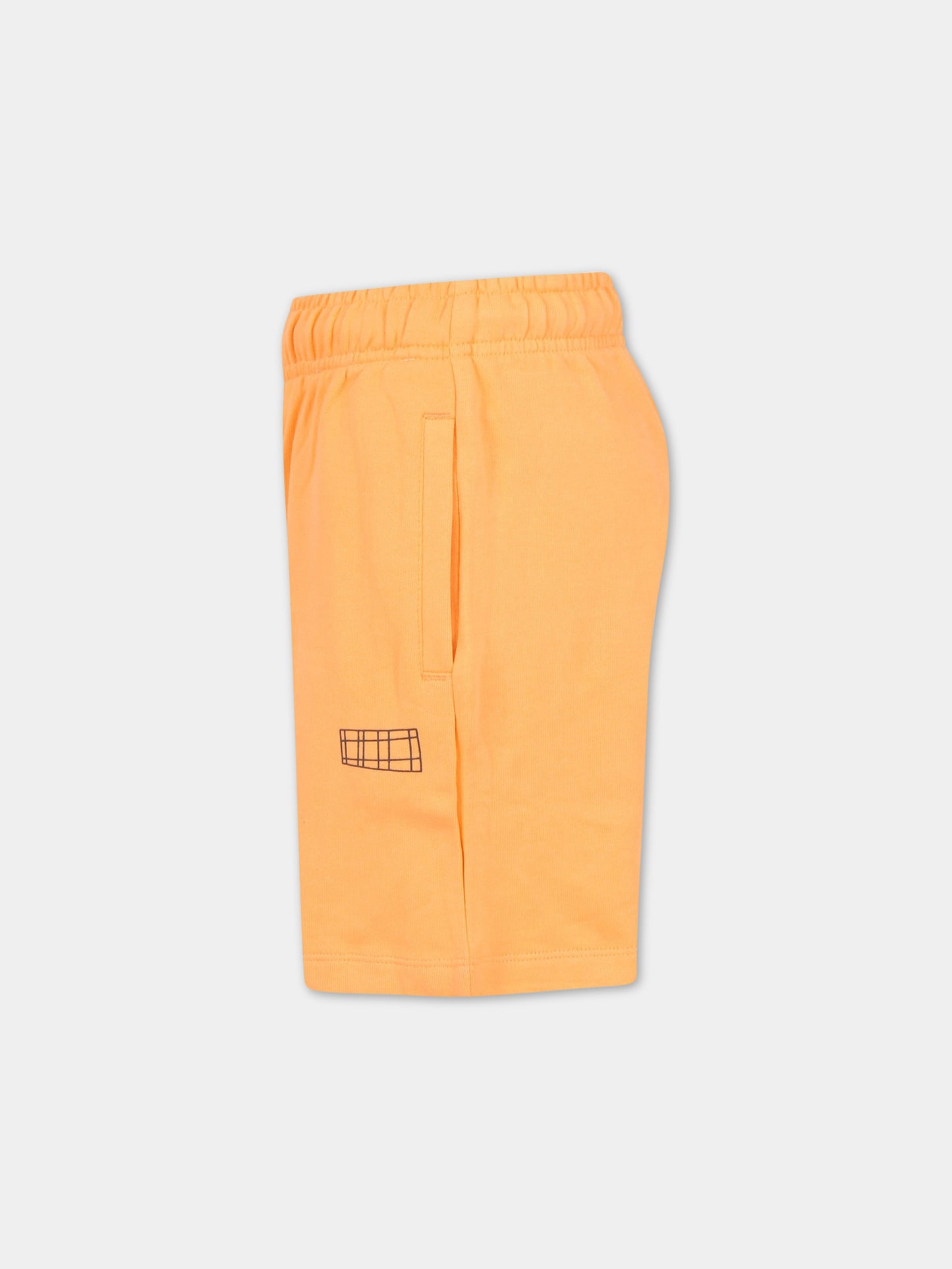 Shorts arancioni per bambino con logo,Molo,6S23H205 8709