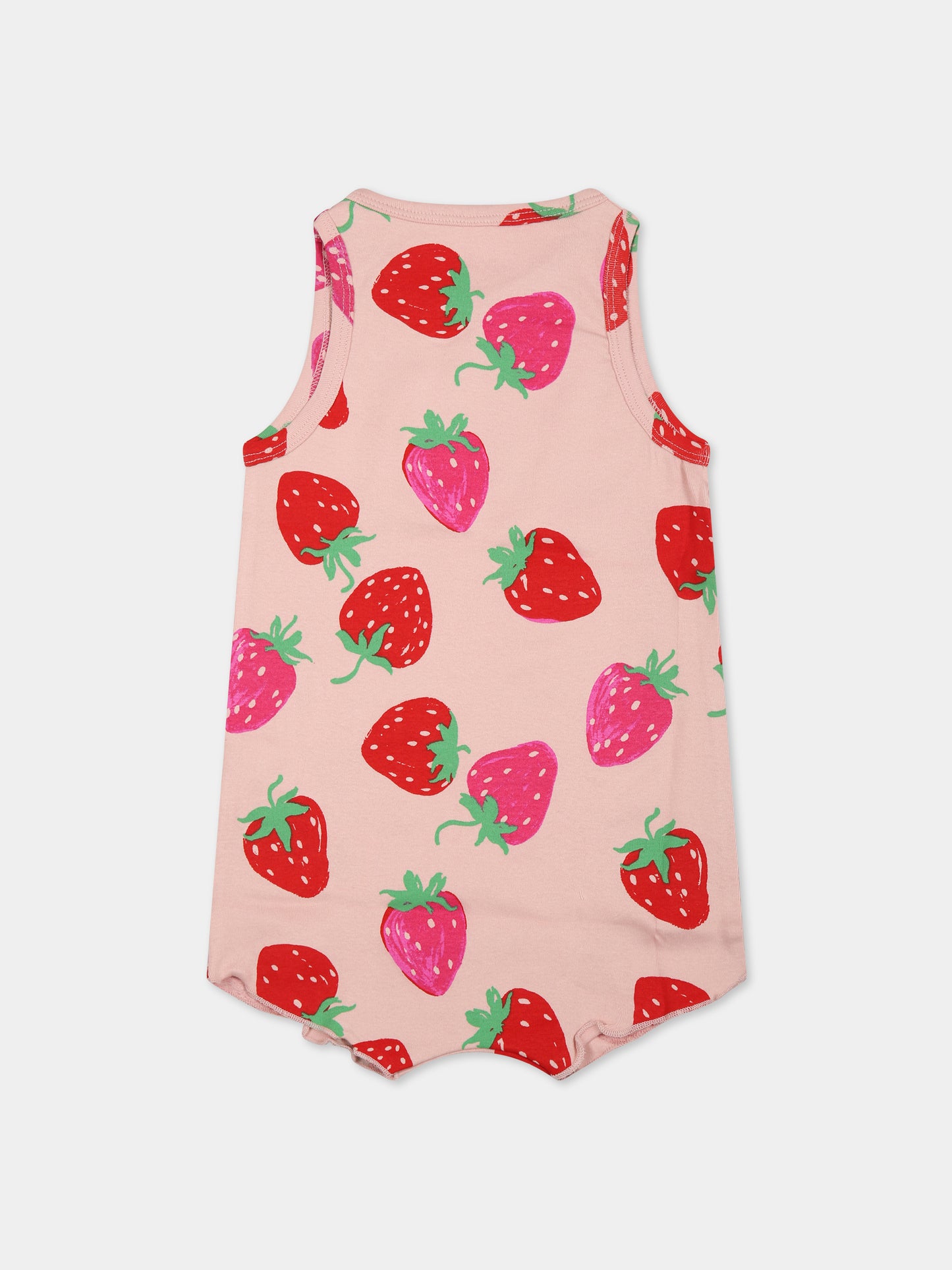 Pagliaccetto rosa per neonata con stampa fragola,Molo,4S23B302 6752