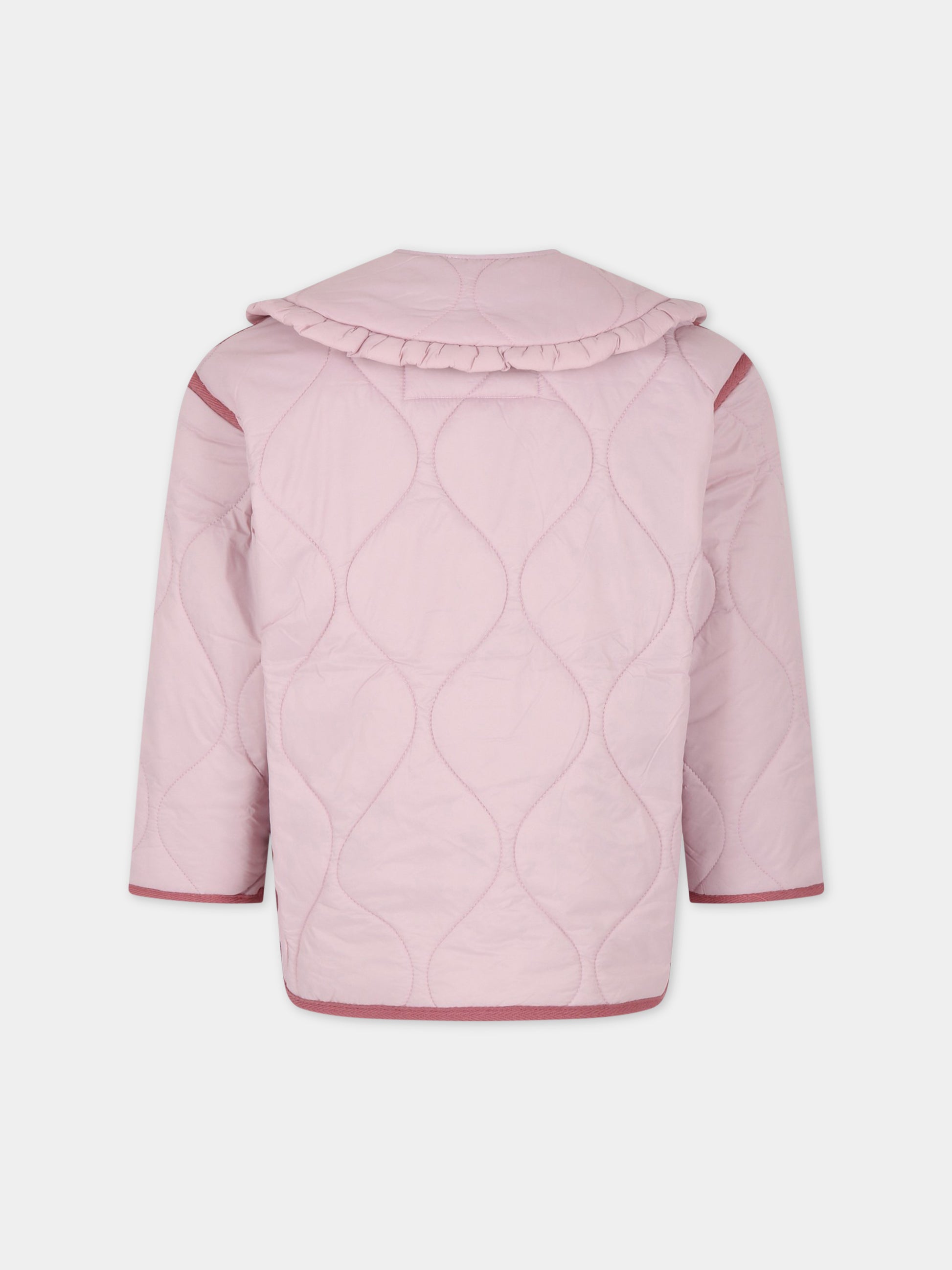 Piumino rosa per bambina,Molo,5S23M325 8333
