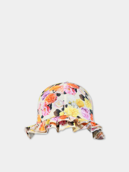Cappello multicolor per bambina con logo,Molo,7S23T206 6808