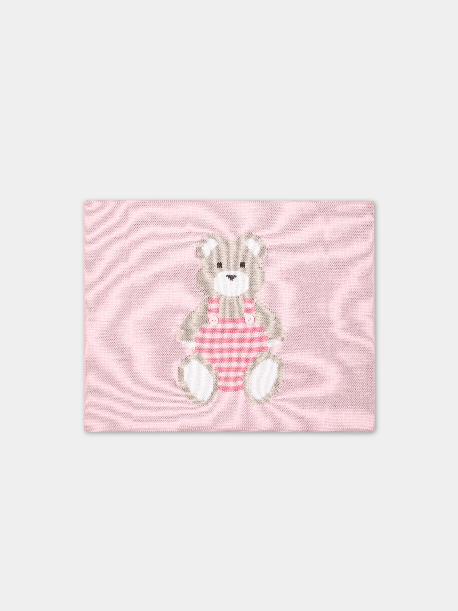Coperta rosa per neonata,Little Bear,6124 ROSA