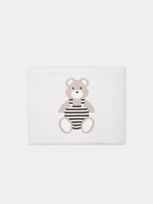 Coperta bianca per neonati,Little Bear,6124 BIANCO