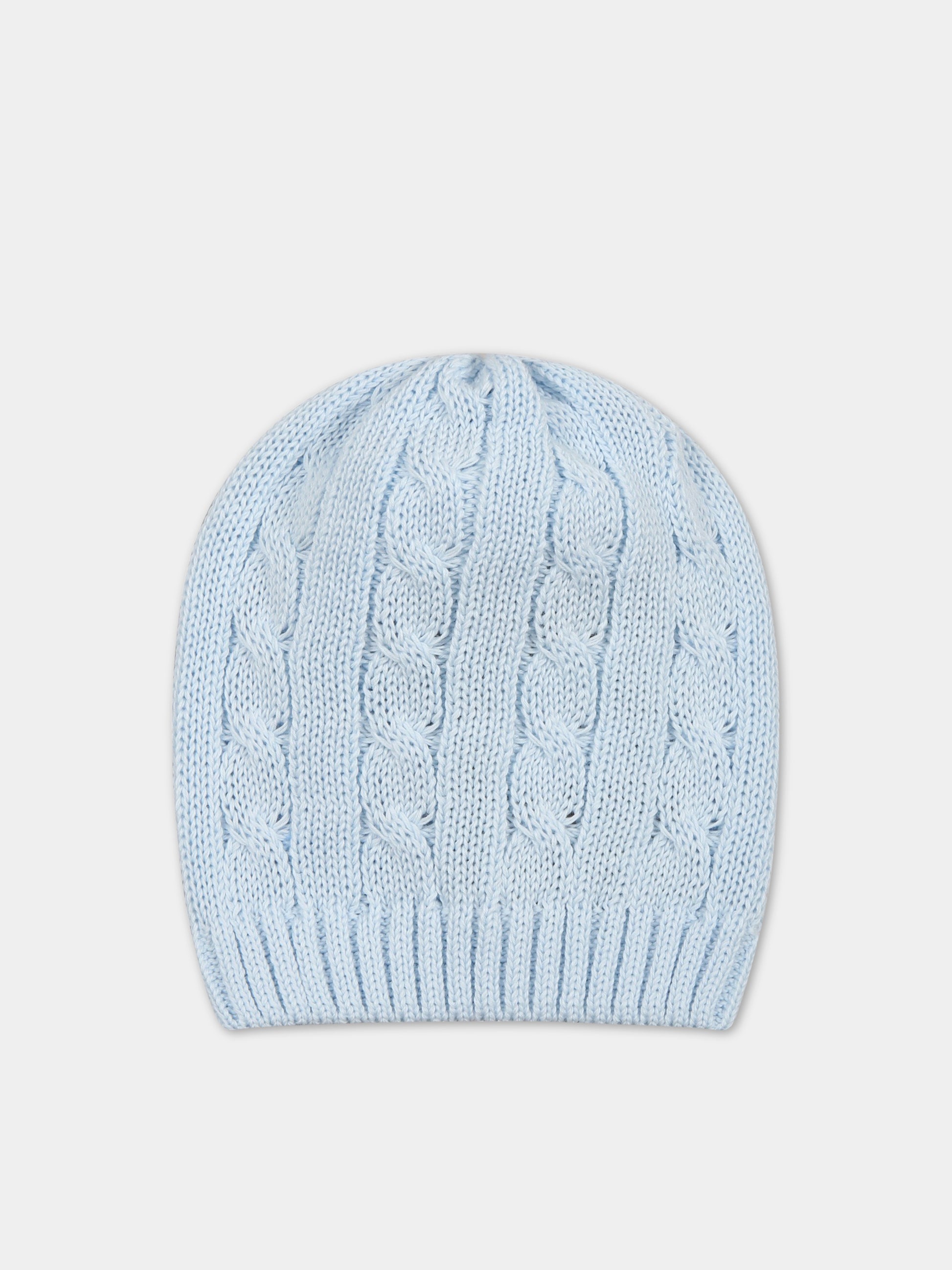 Cappello celeste per neonato,Little Bear,6119 CIELO