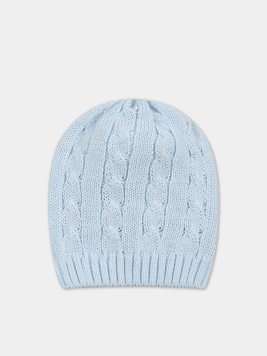 Cappello celeste per neonato,Little Bear,6119 CIELO