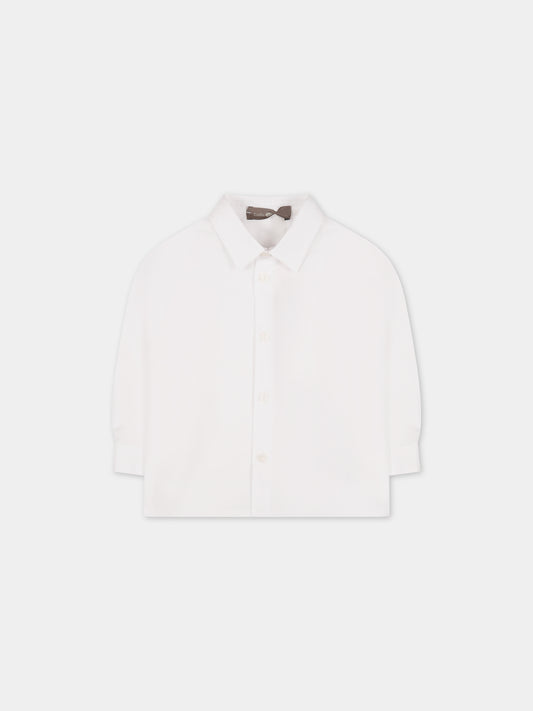 Camicia bianca per neonato,Little Bear,6211 BIANCO