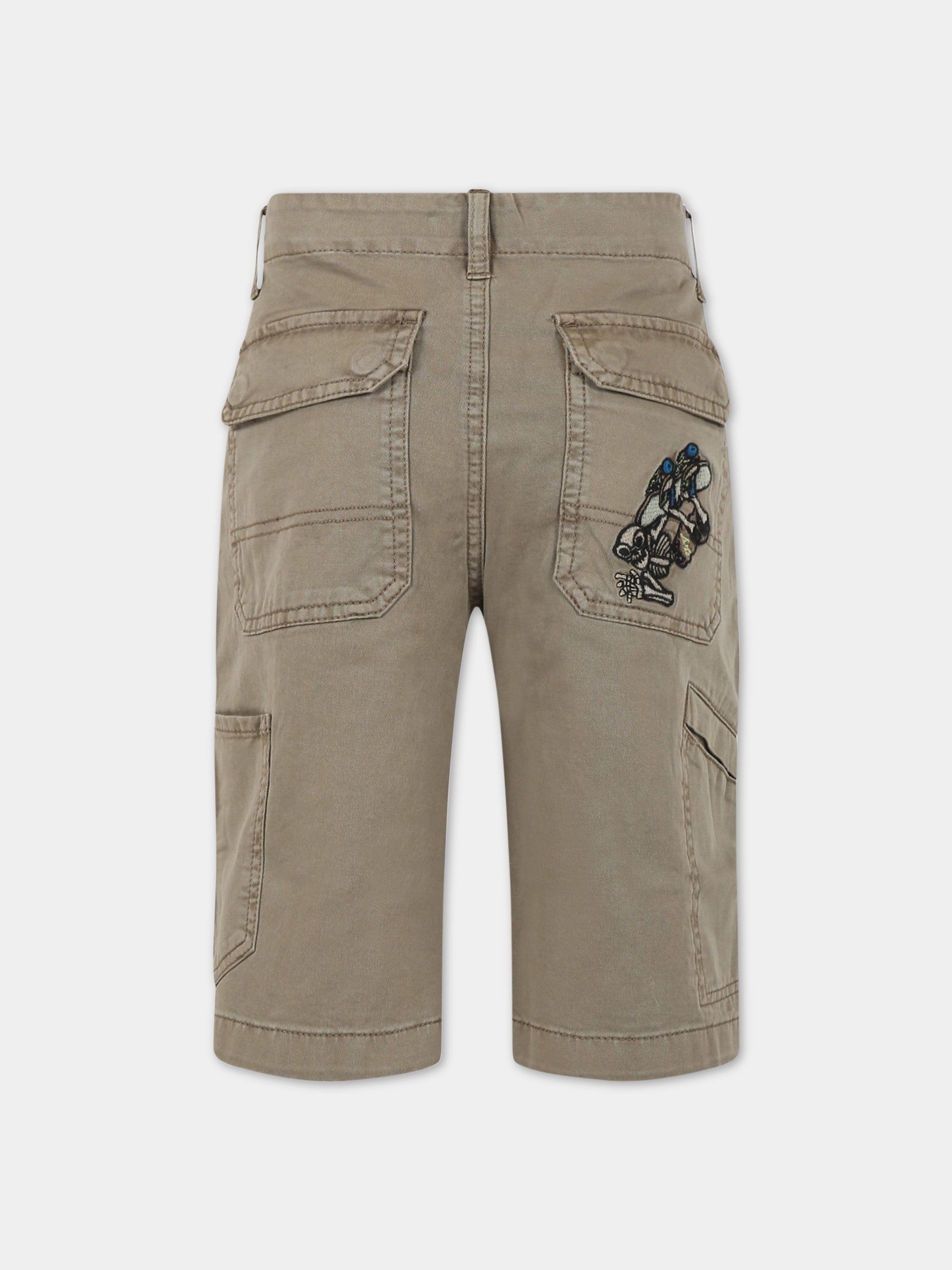 Short casual verde per bambino,Zadig & Voltaire Kids,X24128 65B