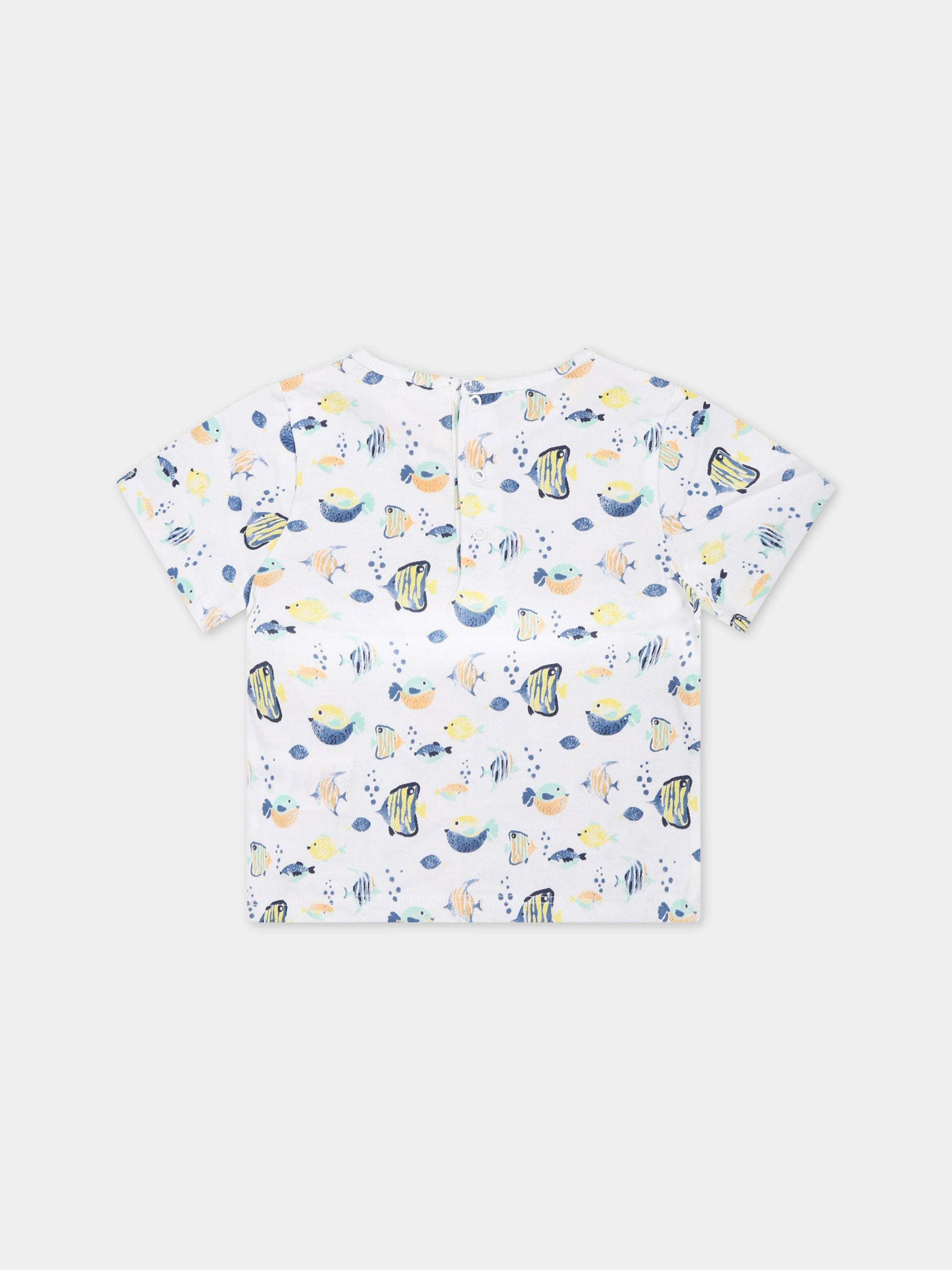 Completo multicolor per neonato con stampa e logo,Carrement Beau,Y08078 V45