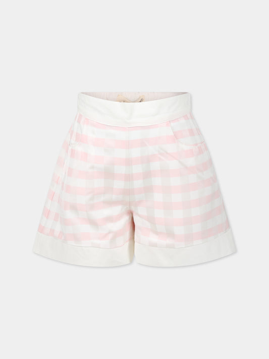 Shorts rosa per neonata,Le Petit Coco,LFBE027 CQ304 C004