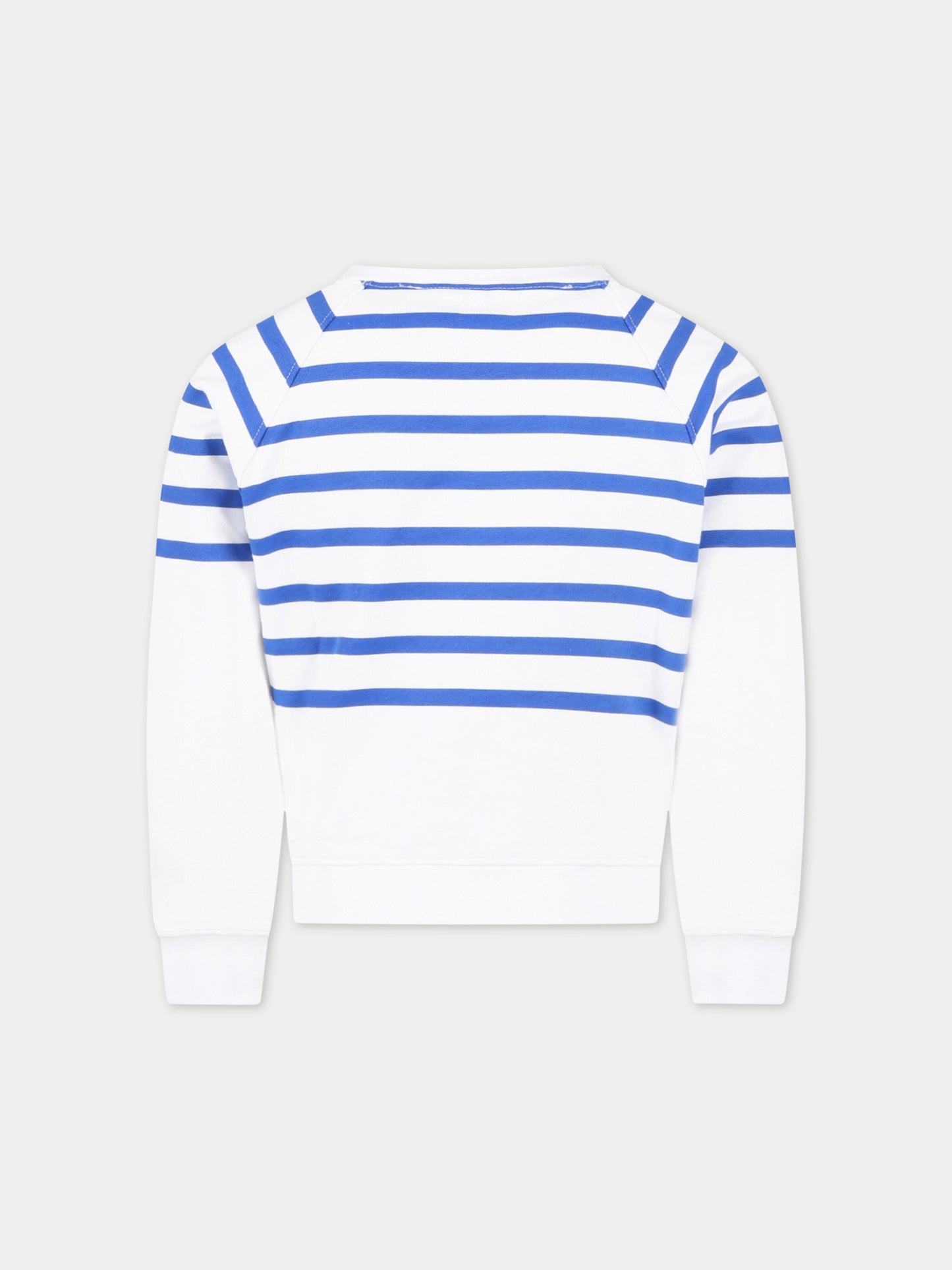 Felpa bianca per bambina con logo,Philosophy,PJFE124 FE144 B010