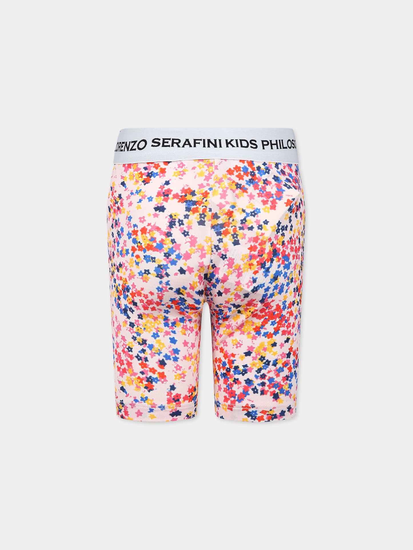 Shorts multicolor per bambina con stampa,Philosophy,PJBE70 JV37 D012