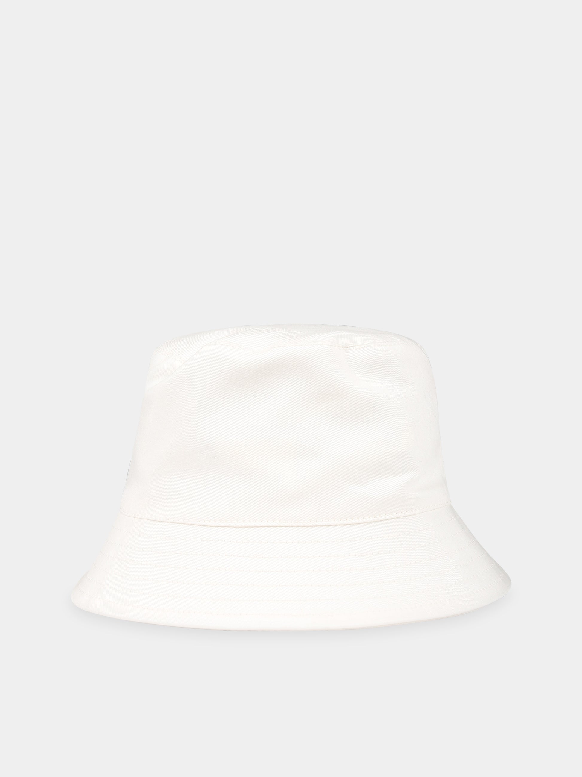 Cloche bianco per bambina con patch cuore e logo,Philosophy,PJCP29 CE234 0001