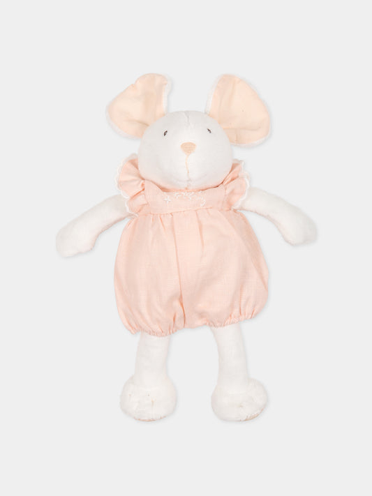 Peluche bianco per neonata con logo,Chloé Kids,C9K224 45K