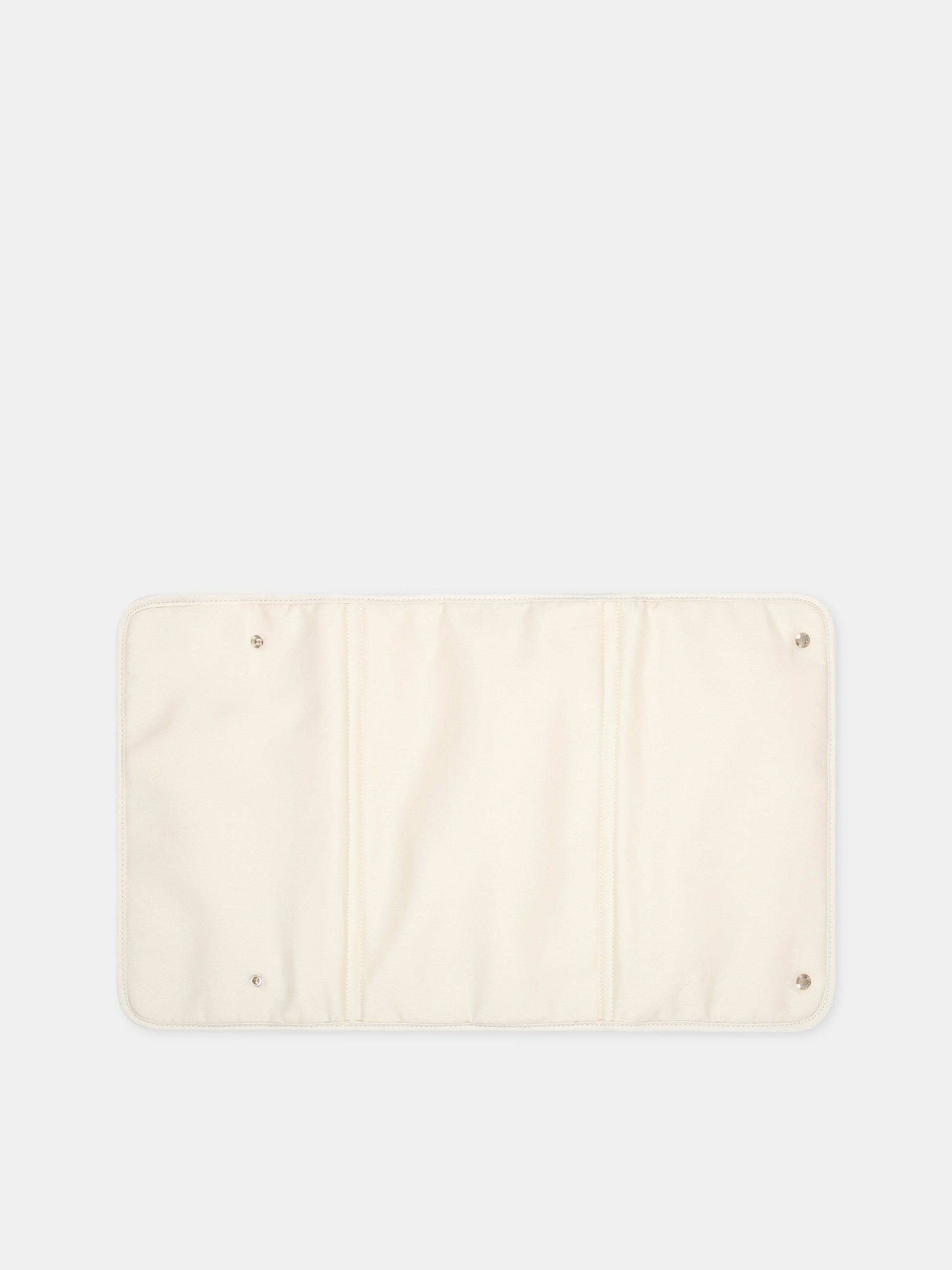 Borsa-mamma avorio per neonati con logo,Chloé Kids,C90393 Z40