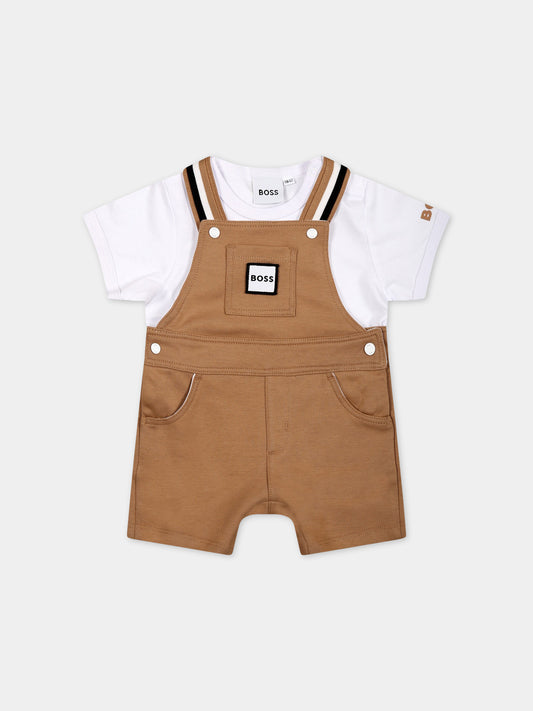 Completo multicolor per neonato con logo,Boss,J98409 269