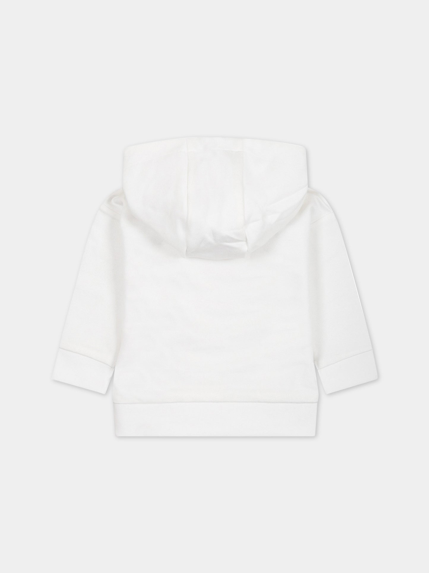 Felapa bianca per neonato con logo,Boss,J05998 10P