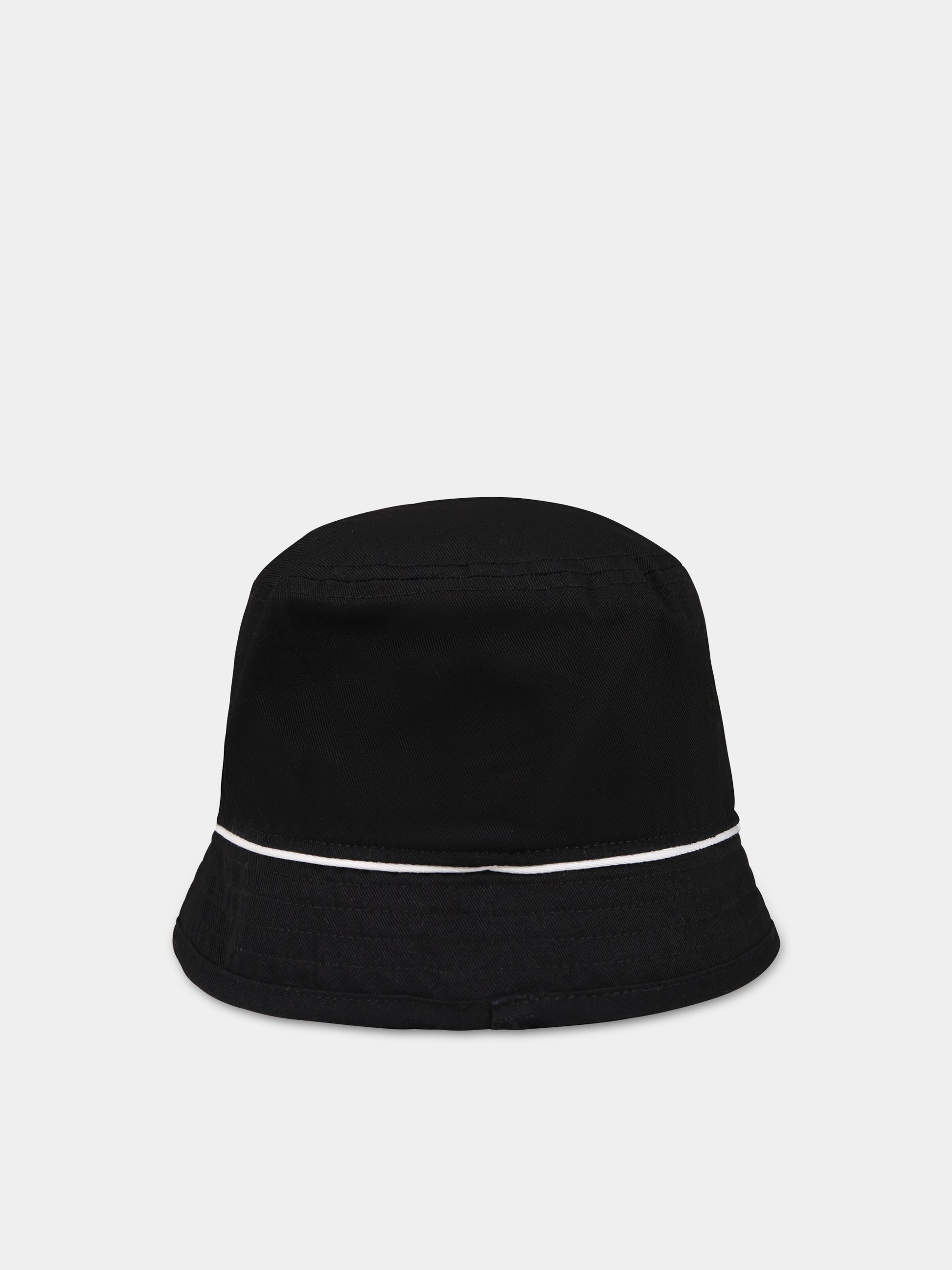 Cloche nera per neonato con logo,Boss,J01143 09B