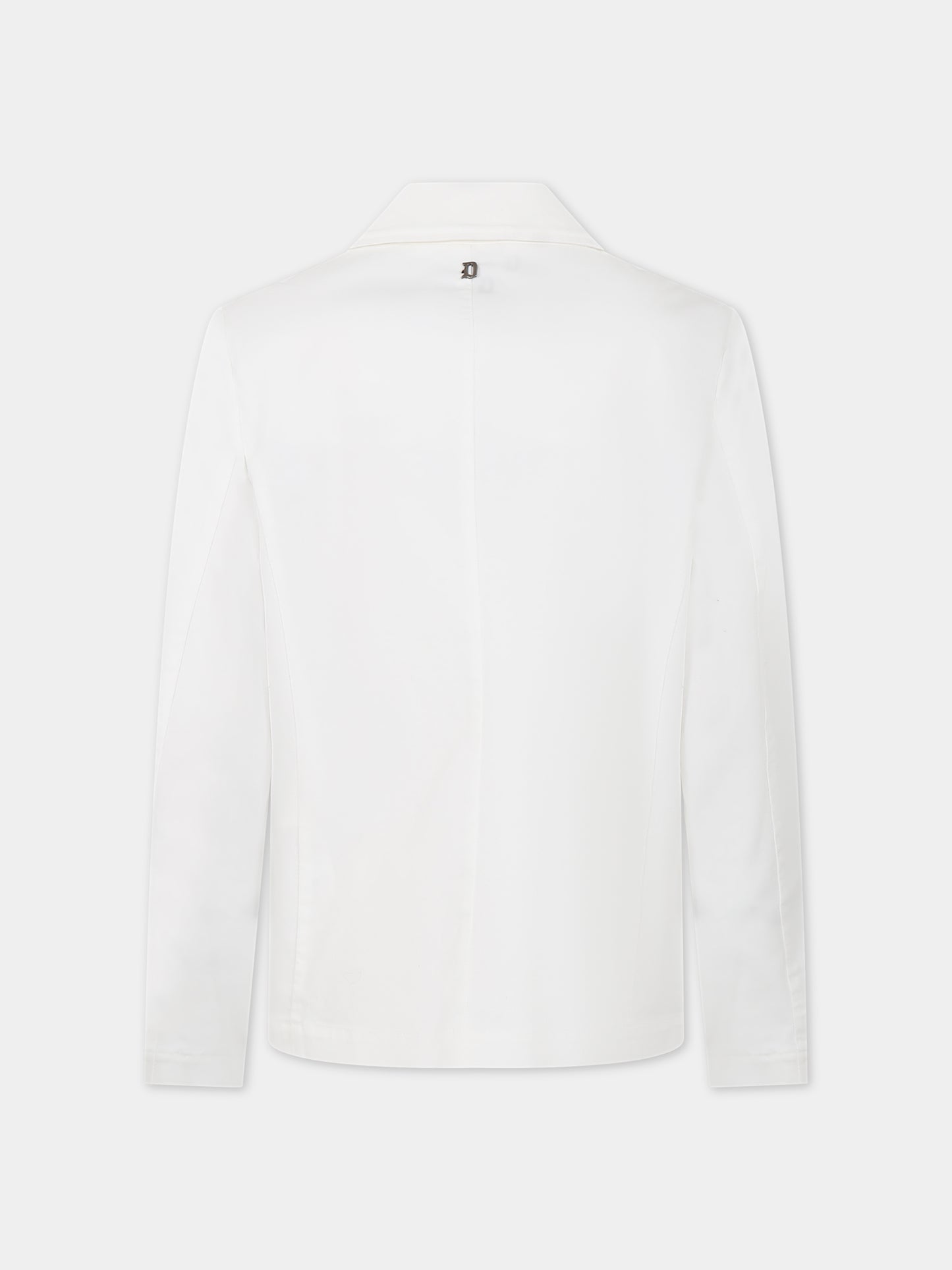 Giacca bianca per bambino con logo,Dondup Kids,DMGC48 CE234 B006