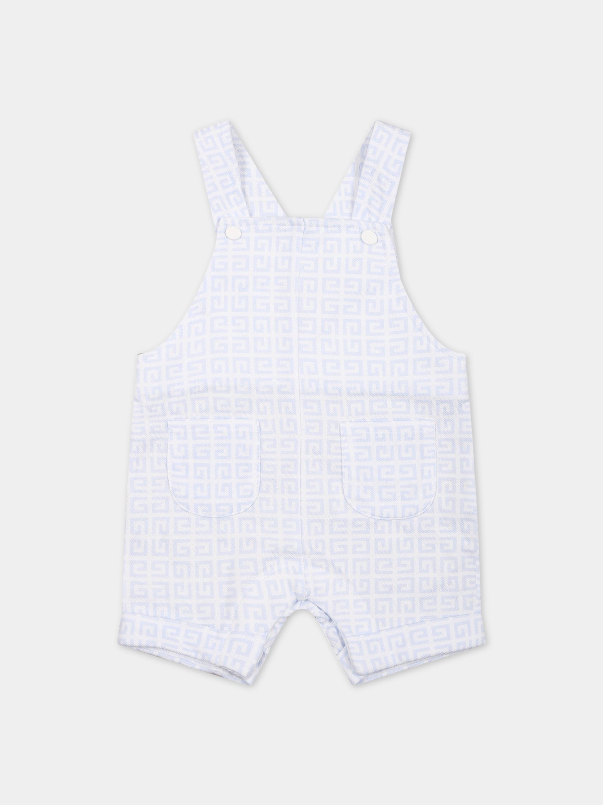 Set bianco per neonato con logo,Givenchy Kids,H98167 771