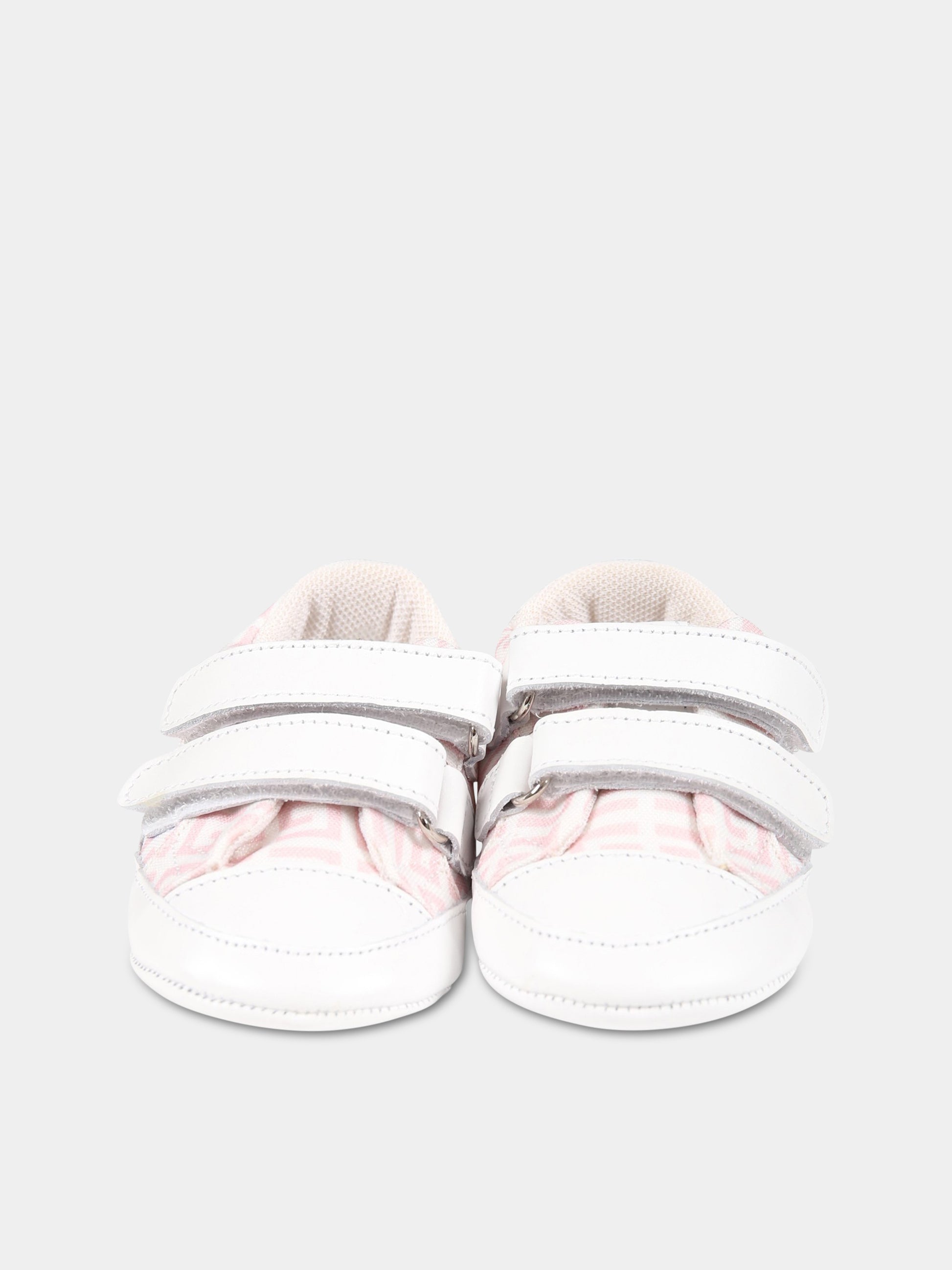 Sneakers bianche per neonata con logo,Givenchy Kids,H99043 44Z