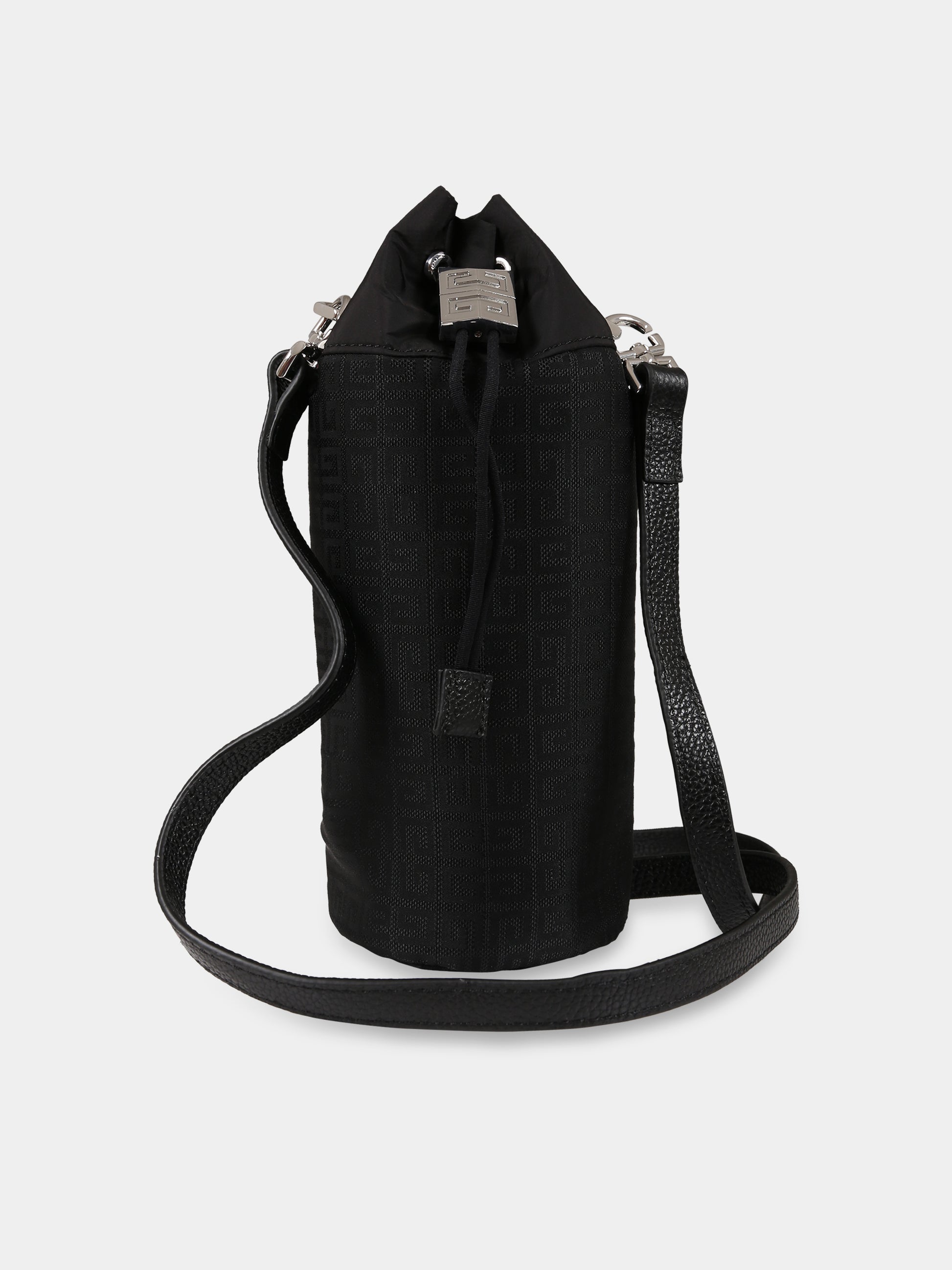 Borsa-mamma nera per neonati con logo e motivo 4G,Givenchy Kids,H90169 09B