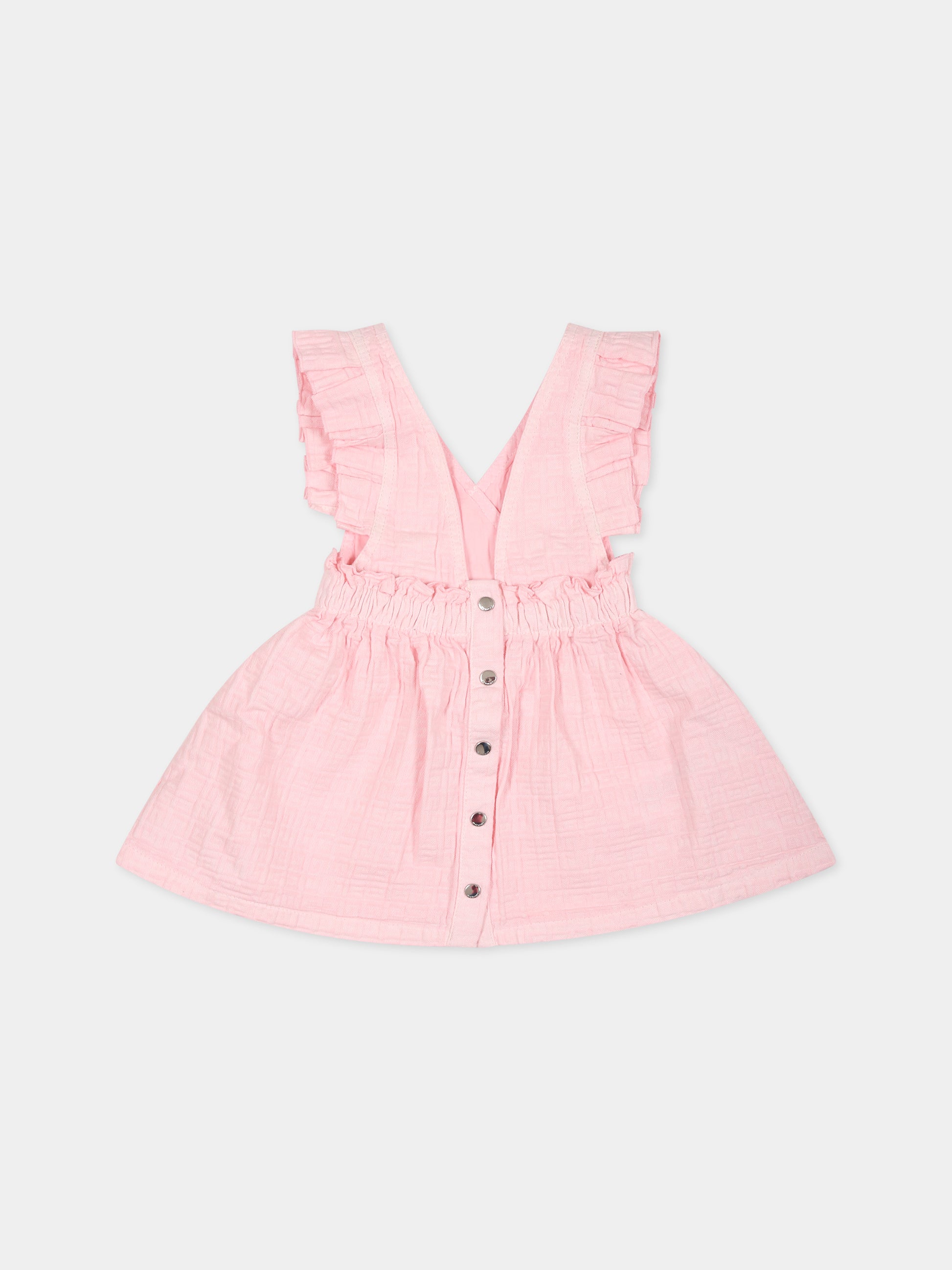 Completo multicolor per neonata con logo,Givenchy Kids,H08038 44Z