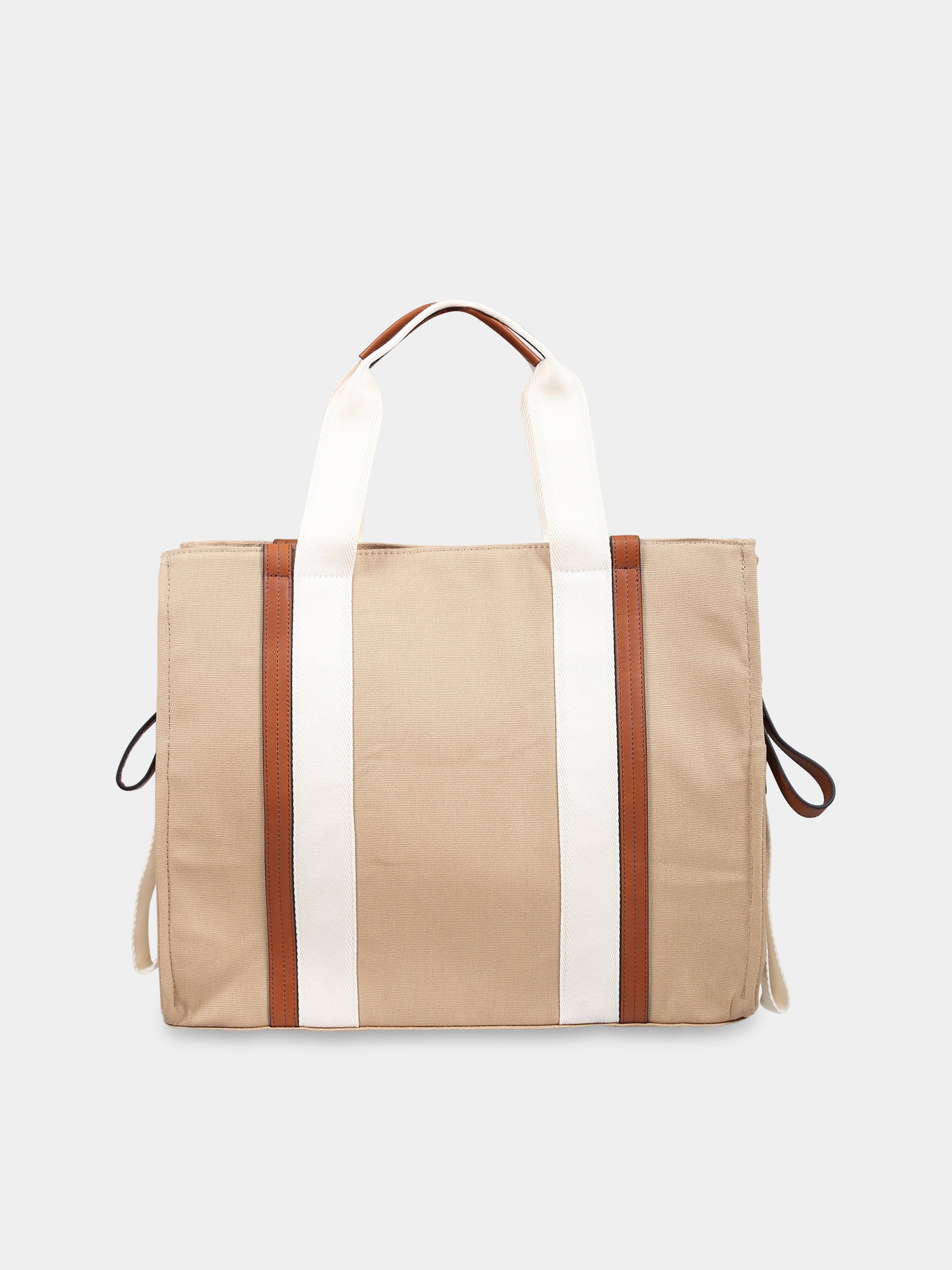 Borsa mamma beige per neonati,Chloé Kids,C90400 231