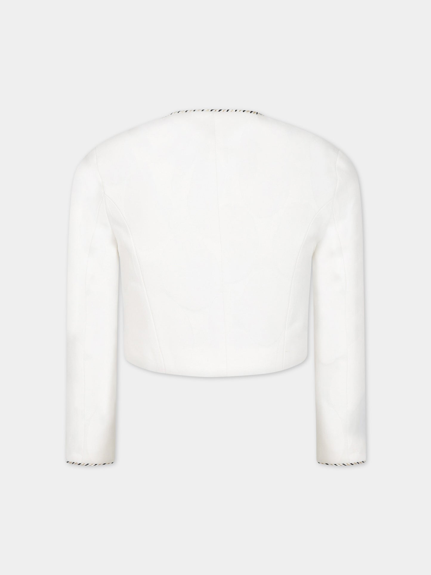 Giacca bianca per bambina,Genny,GFGC001 TV658 B001