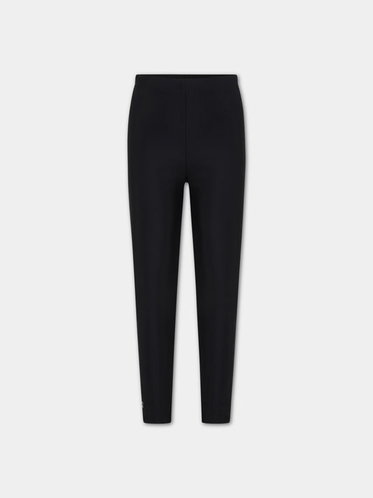 Leggins nero per bambina,Douuod Kids,DS6A00 Z0559 930