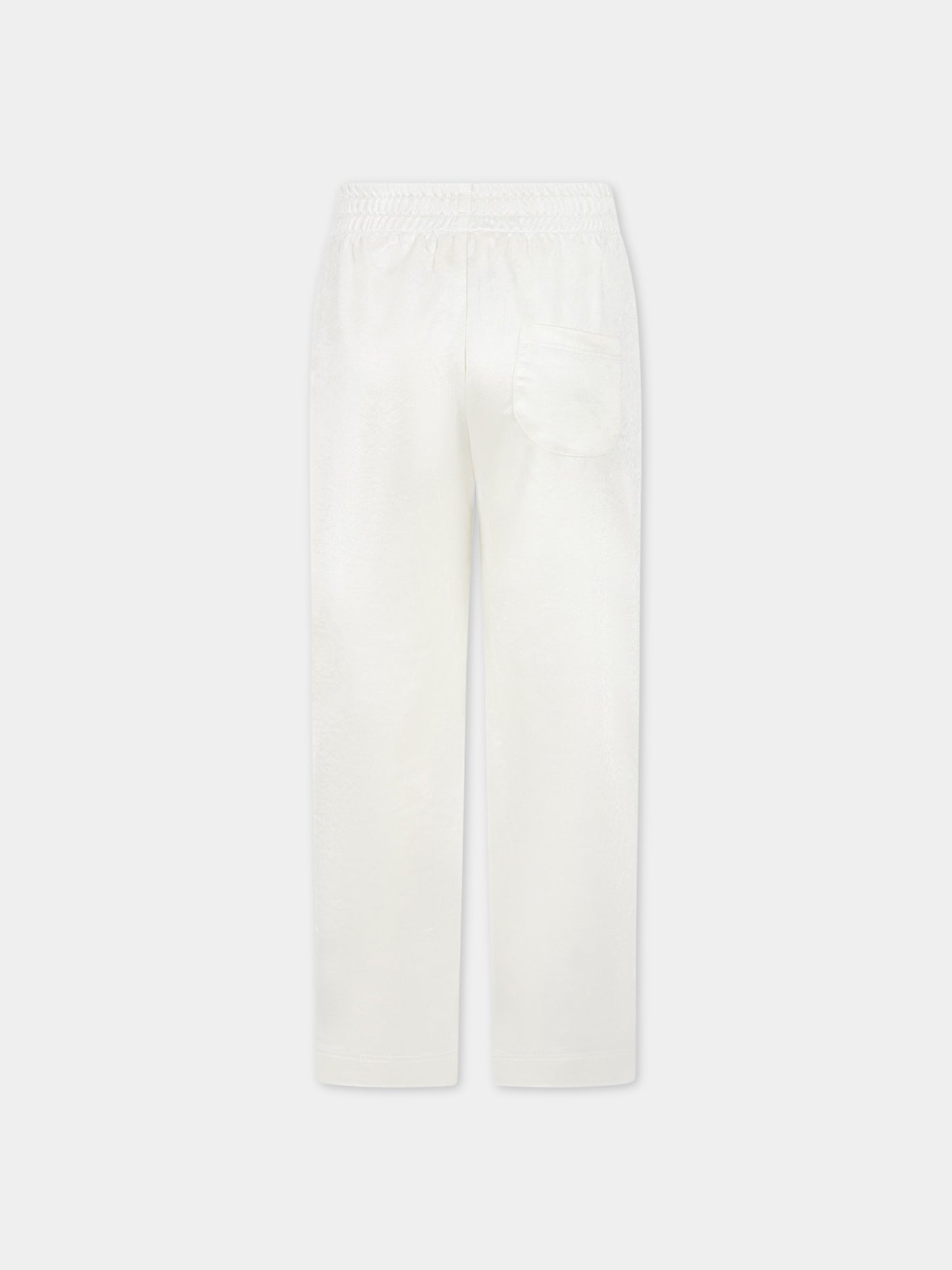 Pantaloni avorio per bambina,Caffe' D'orzo,ZS6A00 K0134 101