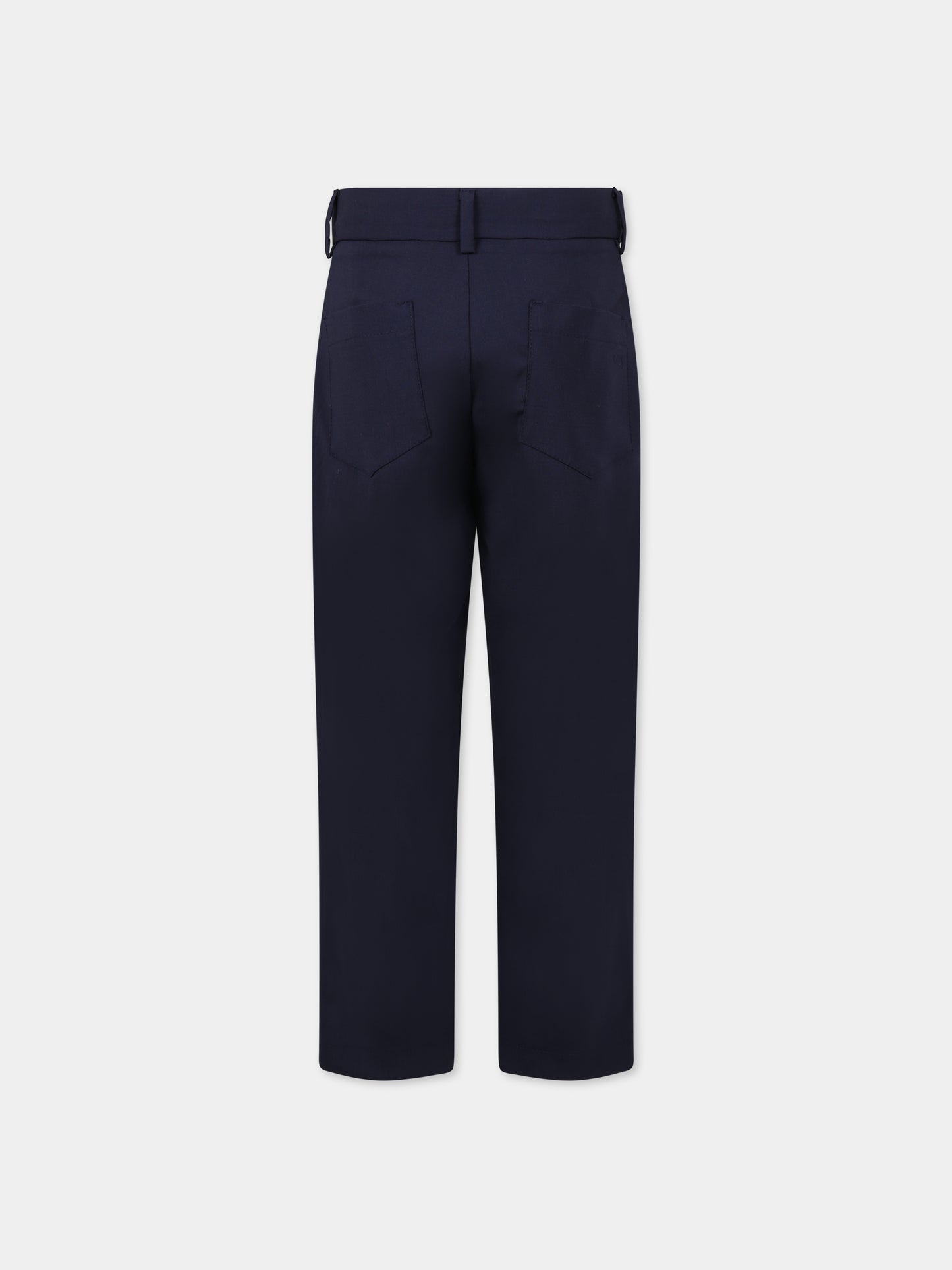 Pantaloni blu per bambino con logo,Fay Kids,FS6Q10 I0142 621