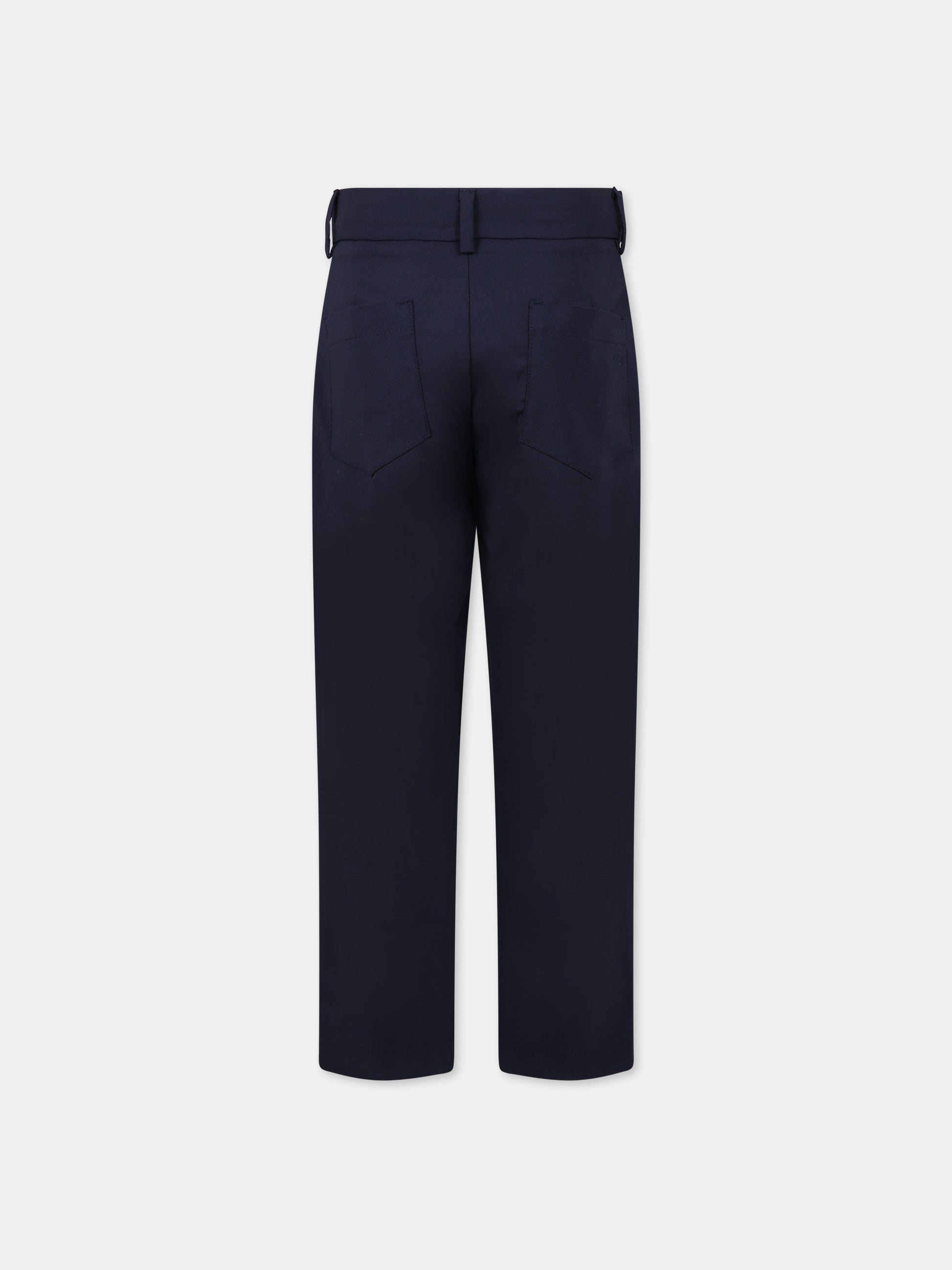 Pantaloni blu per bambino con logo,Fay Kids,FS6Q10 I0142 621