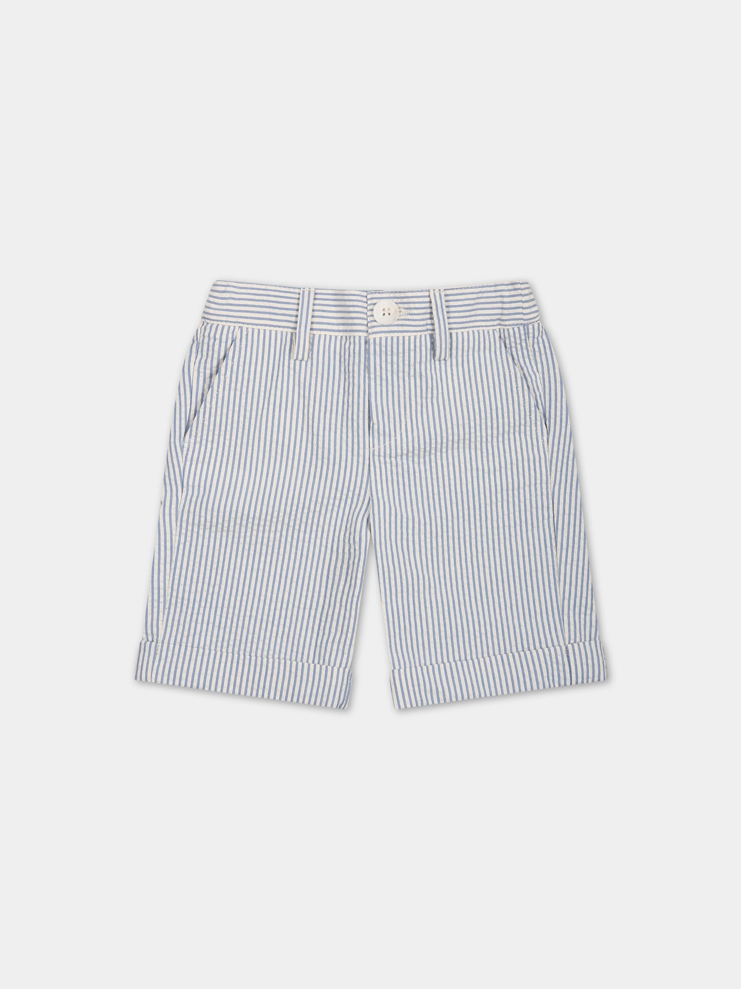 Shorts eleganti multicolor per neonato a righe,Fay Kids,FS6549 G0078 101CE