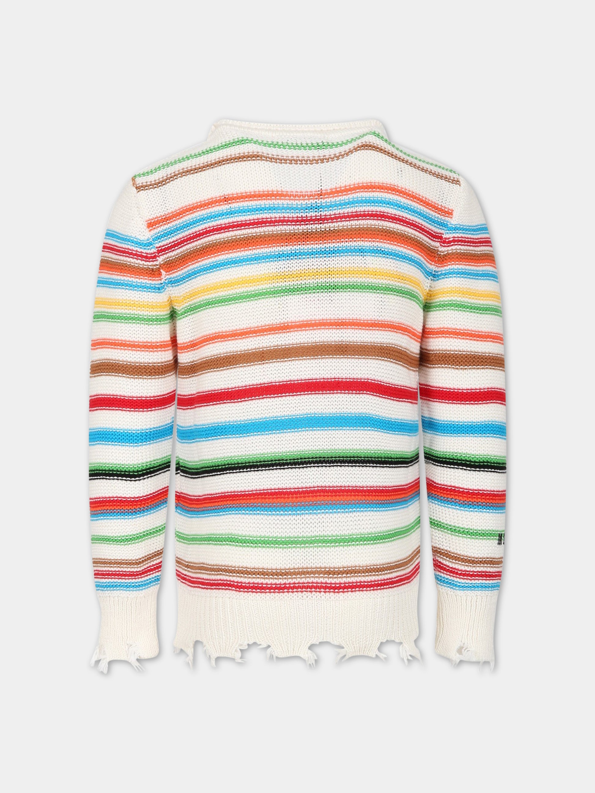 Maglione multicolor per bambino,Msgm Kids,MS029556 200