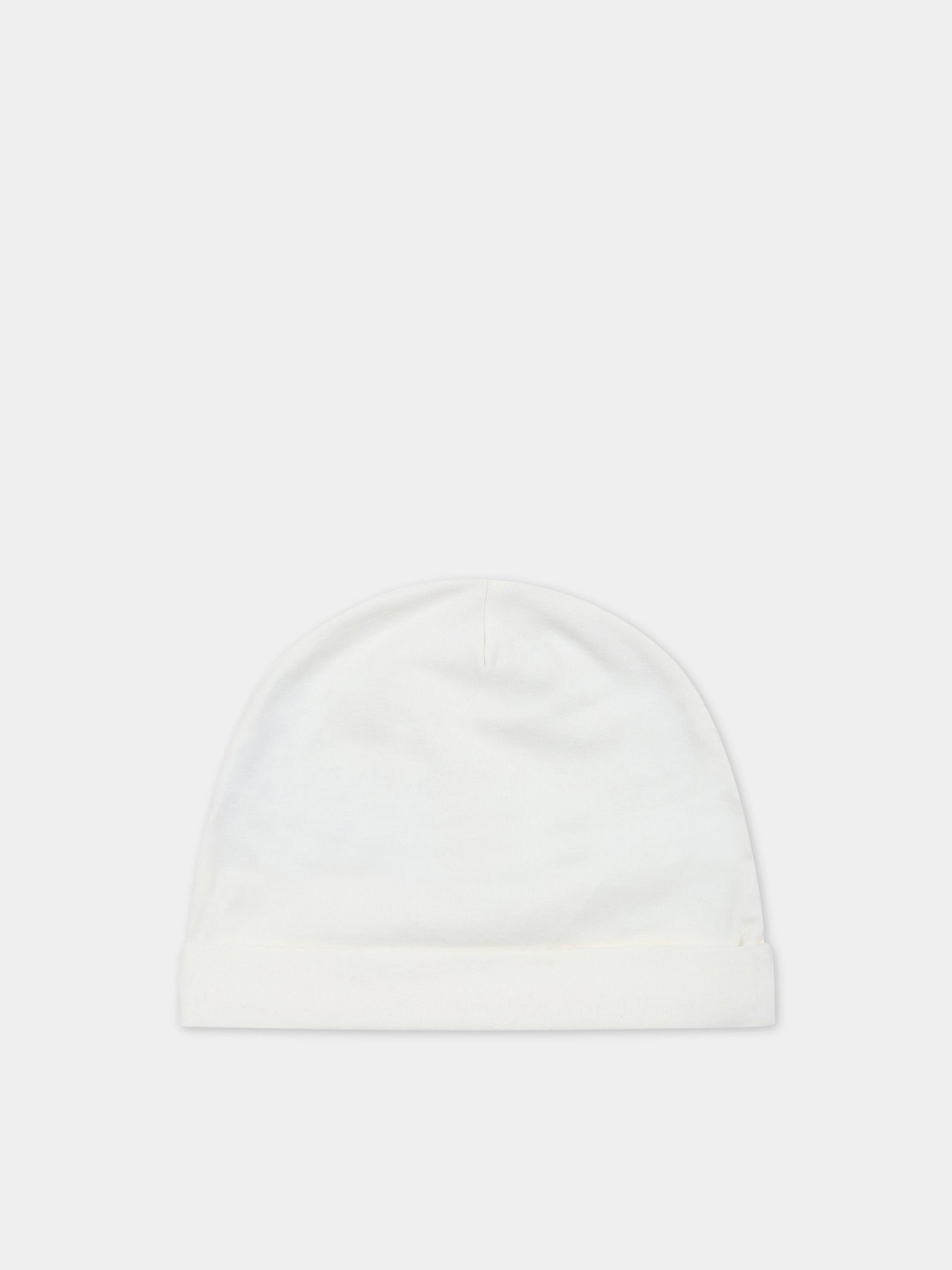 Set bianco per neonati con logo nero,Msgm Kids,MS029364 013