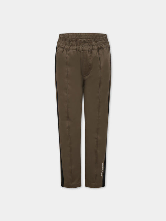 Pantaloni verdi per bambino con logo,Neil Barrett Kids,033617 082