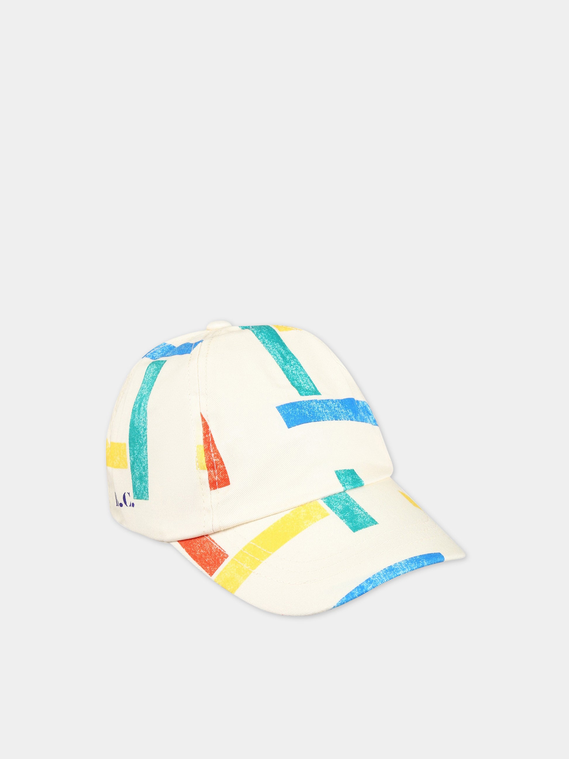 Cappello multicolor per bambino con logo,Bobo Choses,123AI028