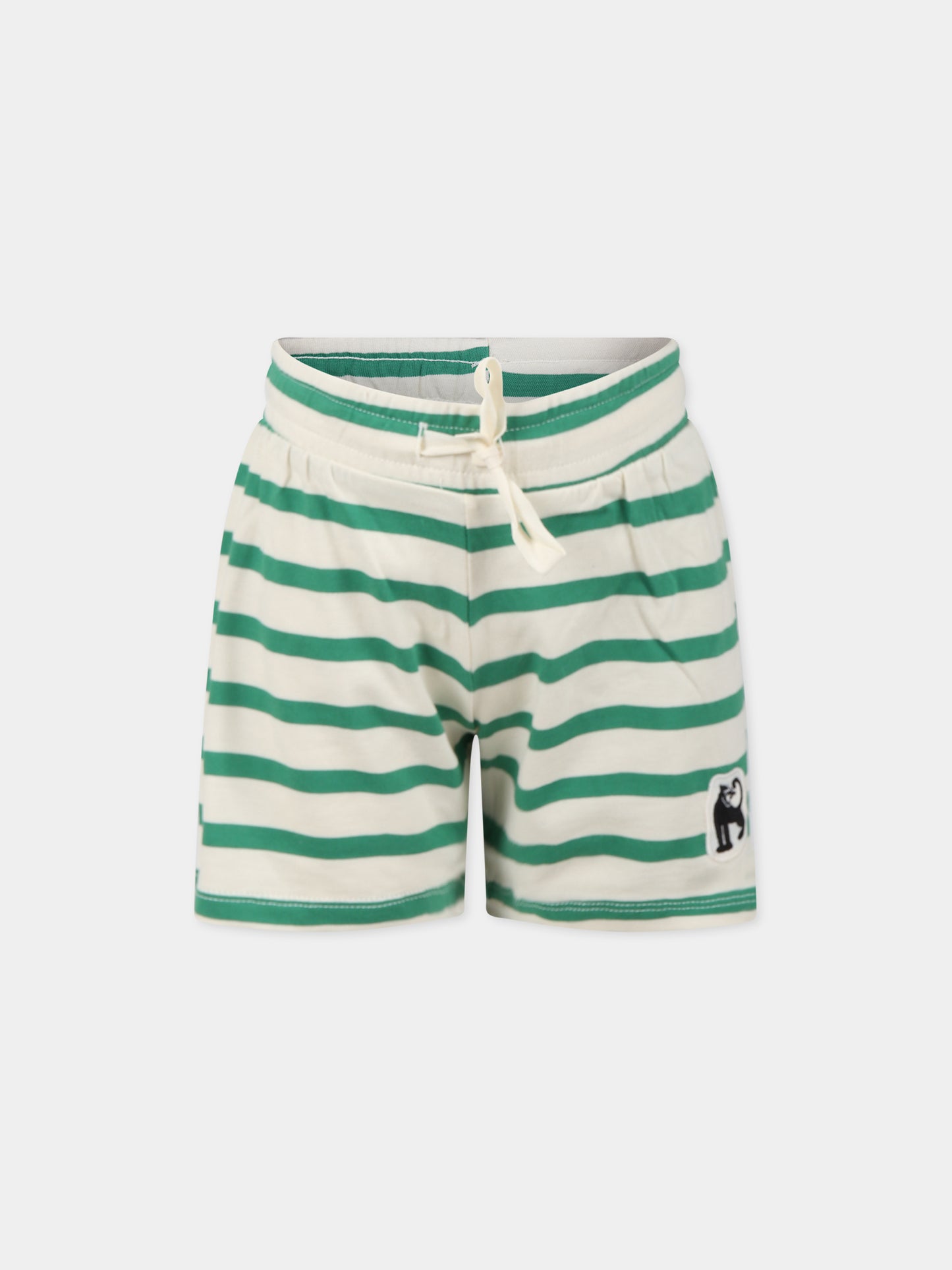 Shorts multicolor per bambino con patch,Mini Rodini,2323011175