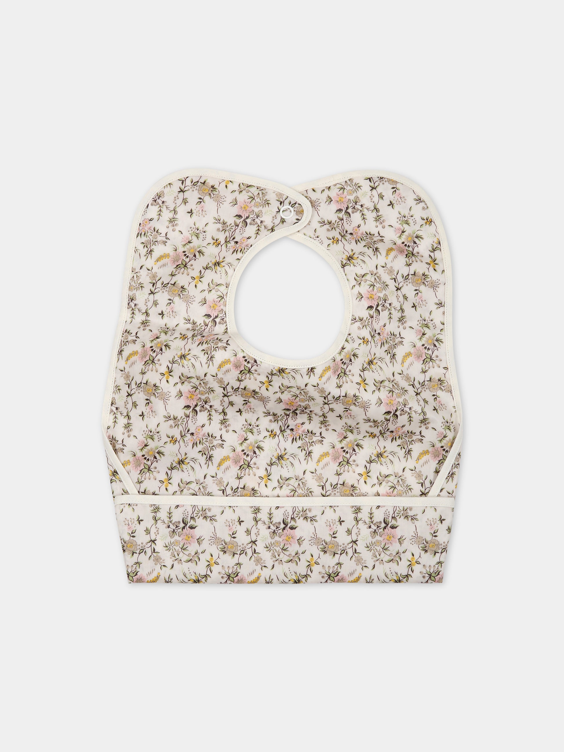 Bavaglino multicolor per neonata con stampa fiori,Bonpoint,S03ZACW00001 502