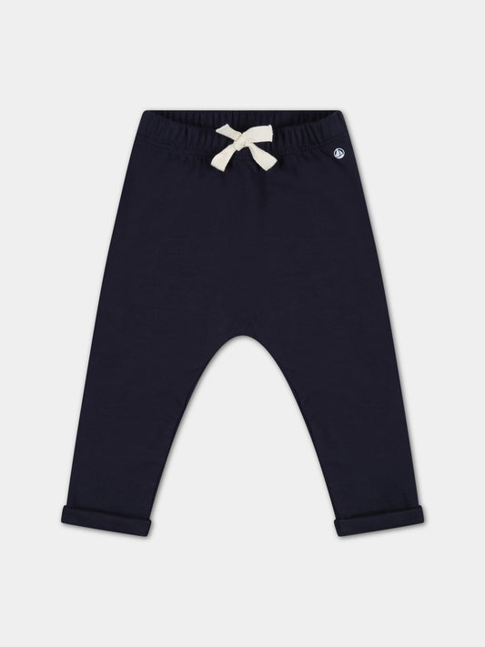 Pantaloni casual  per neonato,Petit Bateau,A077T SMOKING