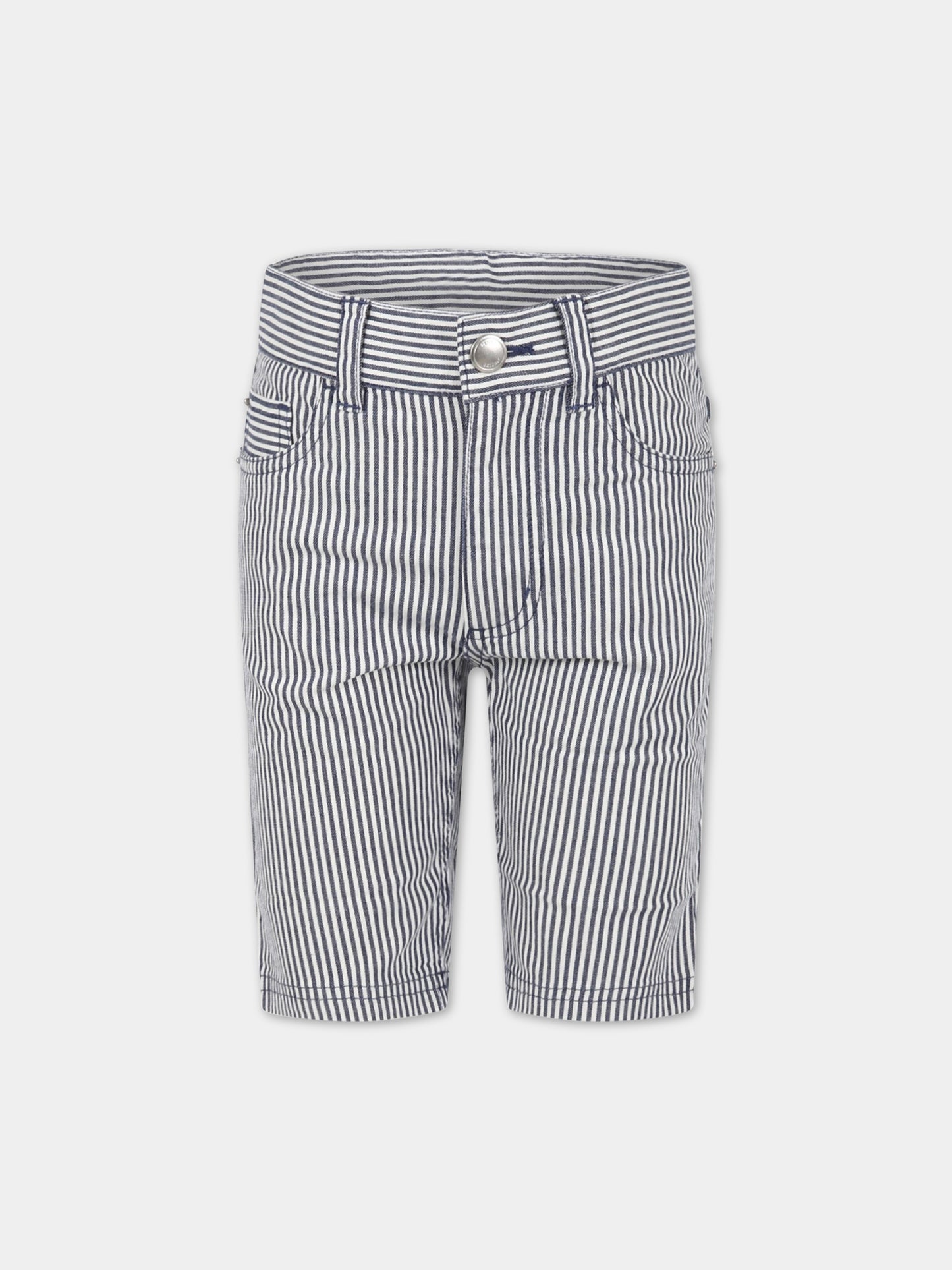 Bermuda multicolor per bambino,Petit Bateau,A06KU MEDIEVAL/MARSHMALLOW