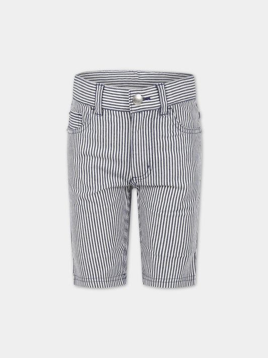 Bermuda multicolor per bambino,Petit Bateau,A06KU MEDIEVAL/MARSHMALLOW