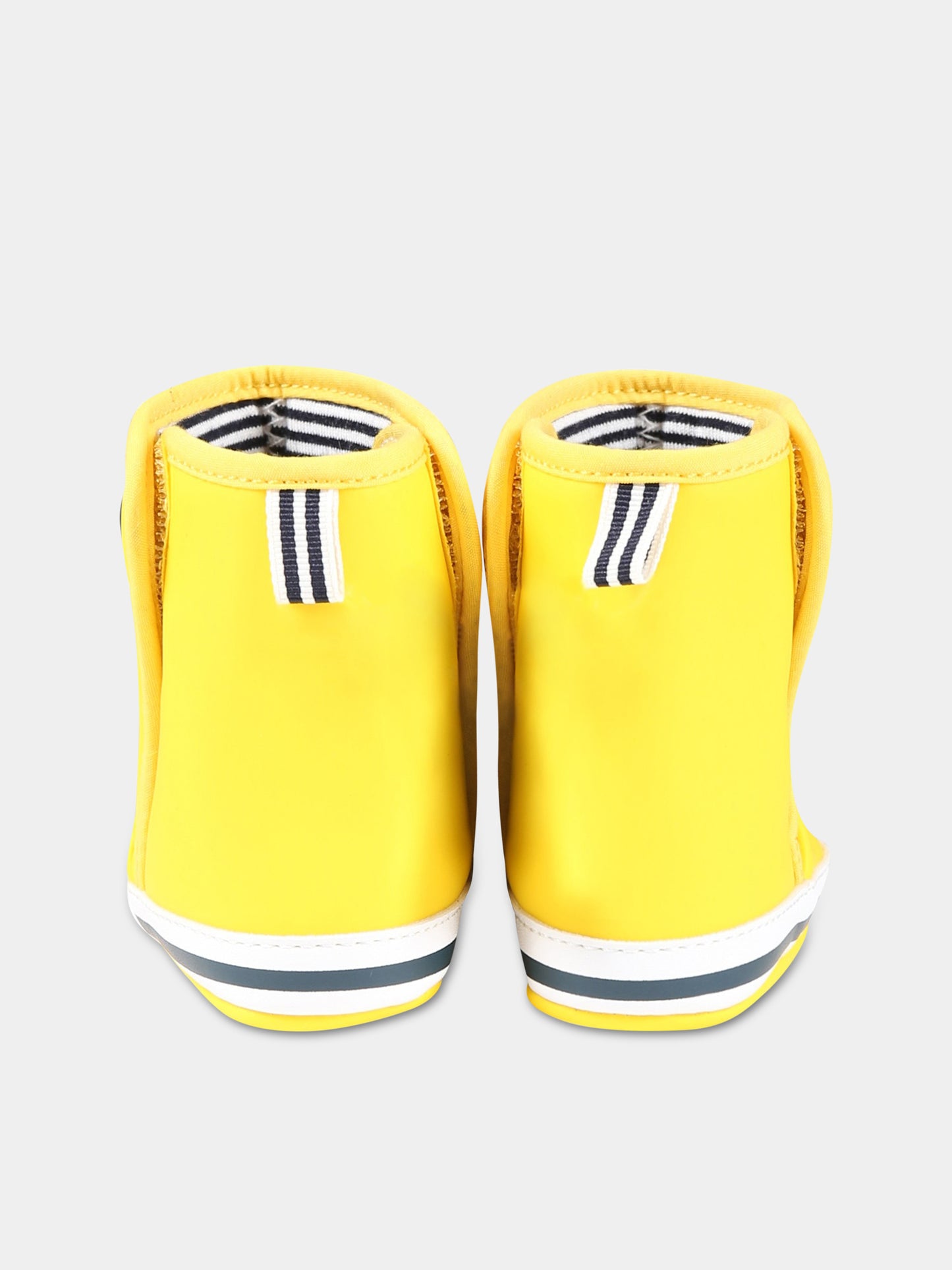 Stivali gialli per neonati,Petit Bateau,A076N JAUNE
