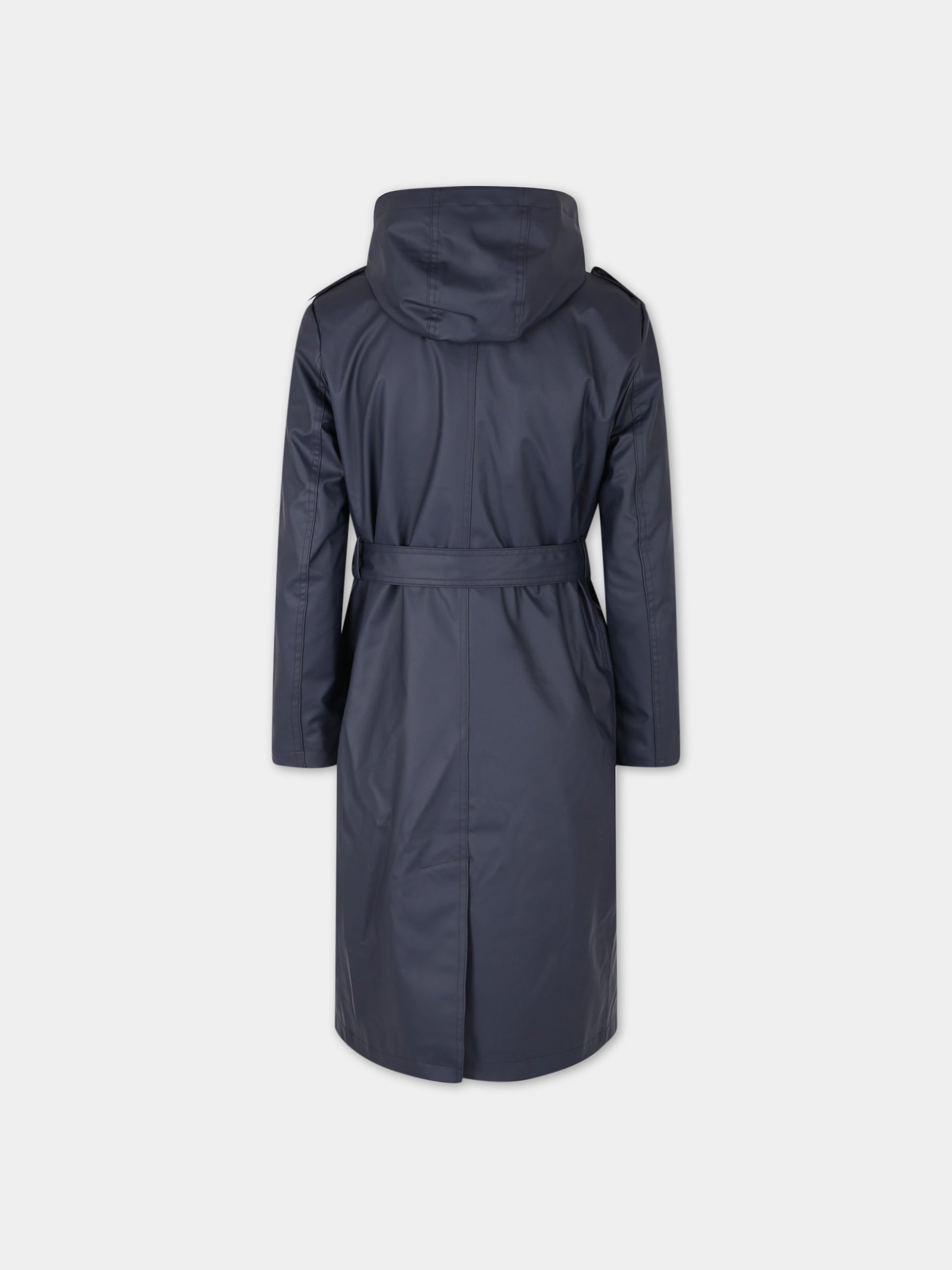 Trench blu  donna,Petit Bateau,A06N1 SMOKING