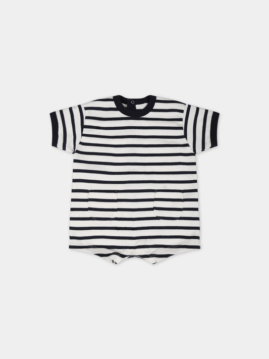 Pagliaccetto multicolor per neonato,Petit Bateau,A07AL MARSHMALLOW/SMOKING